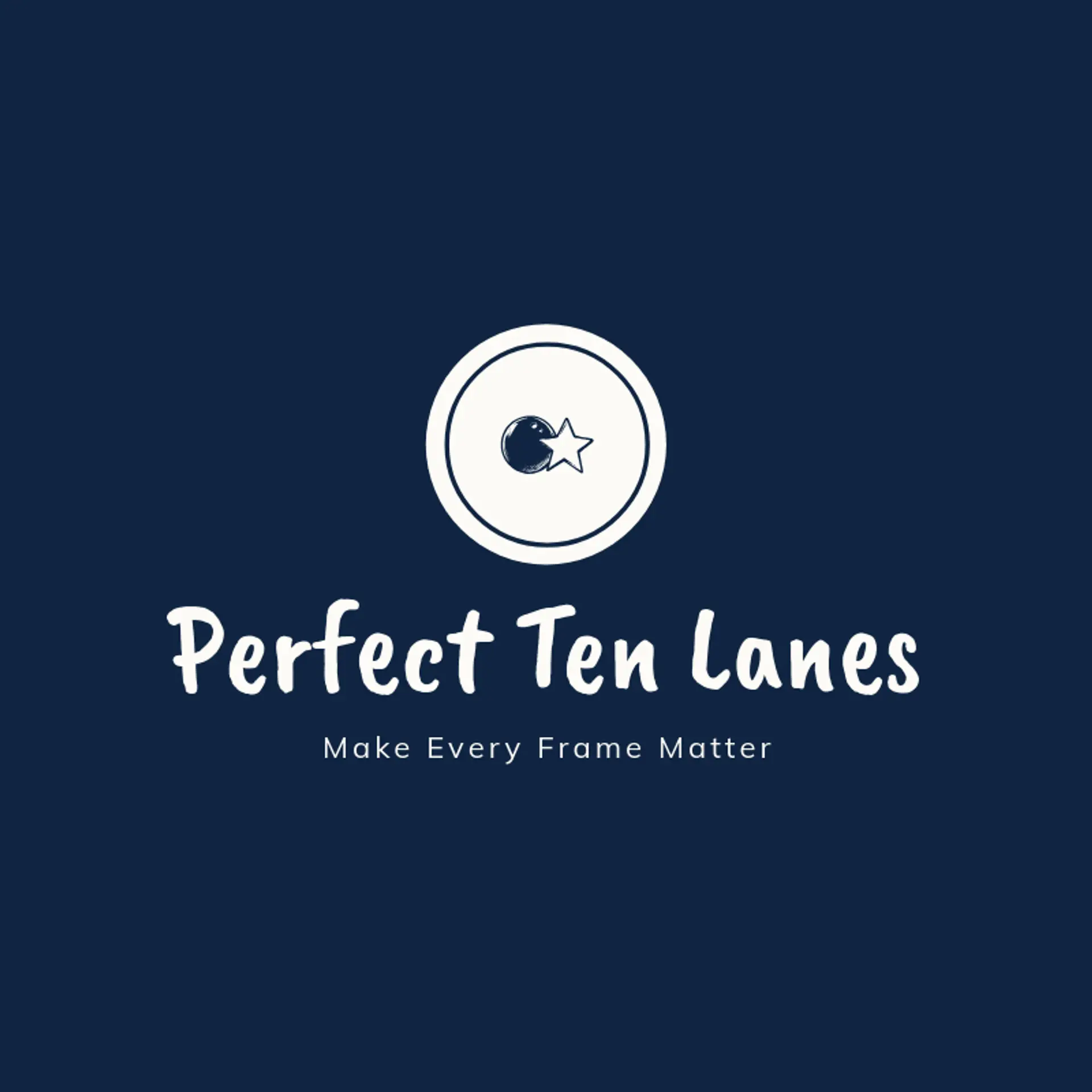 Perfect Ten Lanes logo for bowling