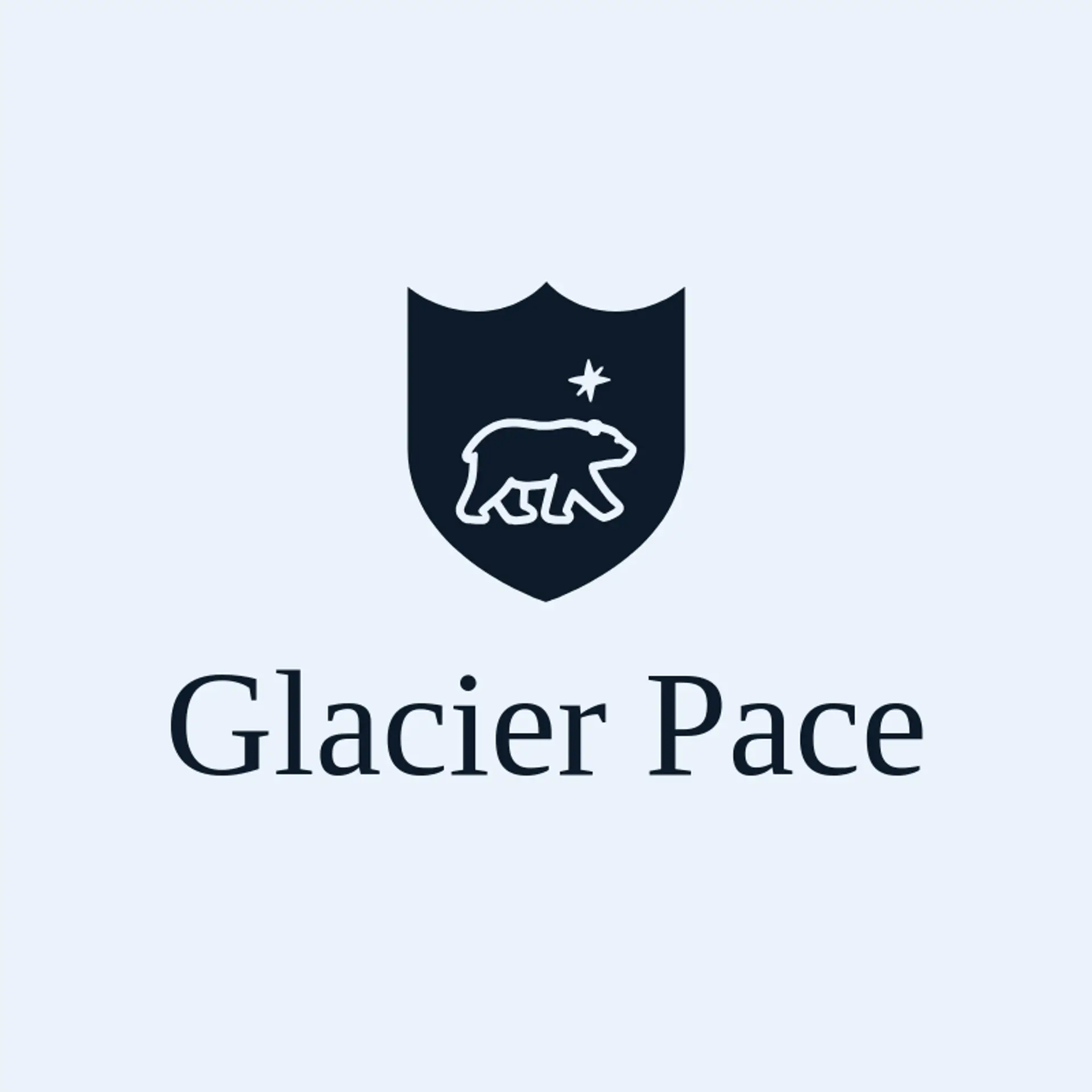 Glacier Pace logo for polar bear