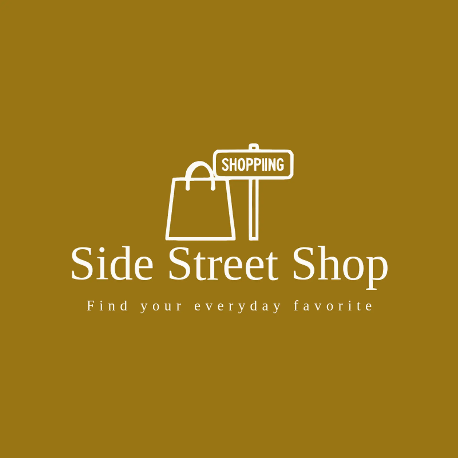 Side Street Shop logo for shopping bag
