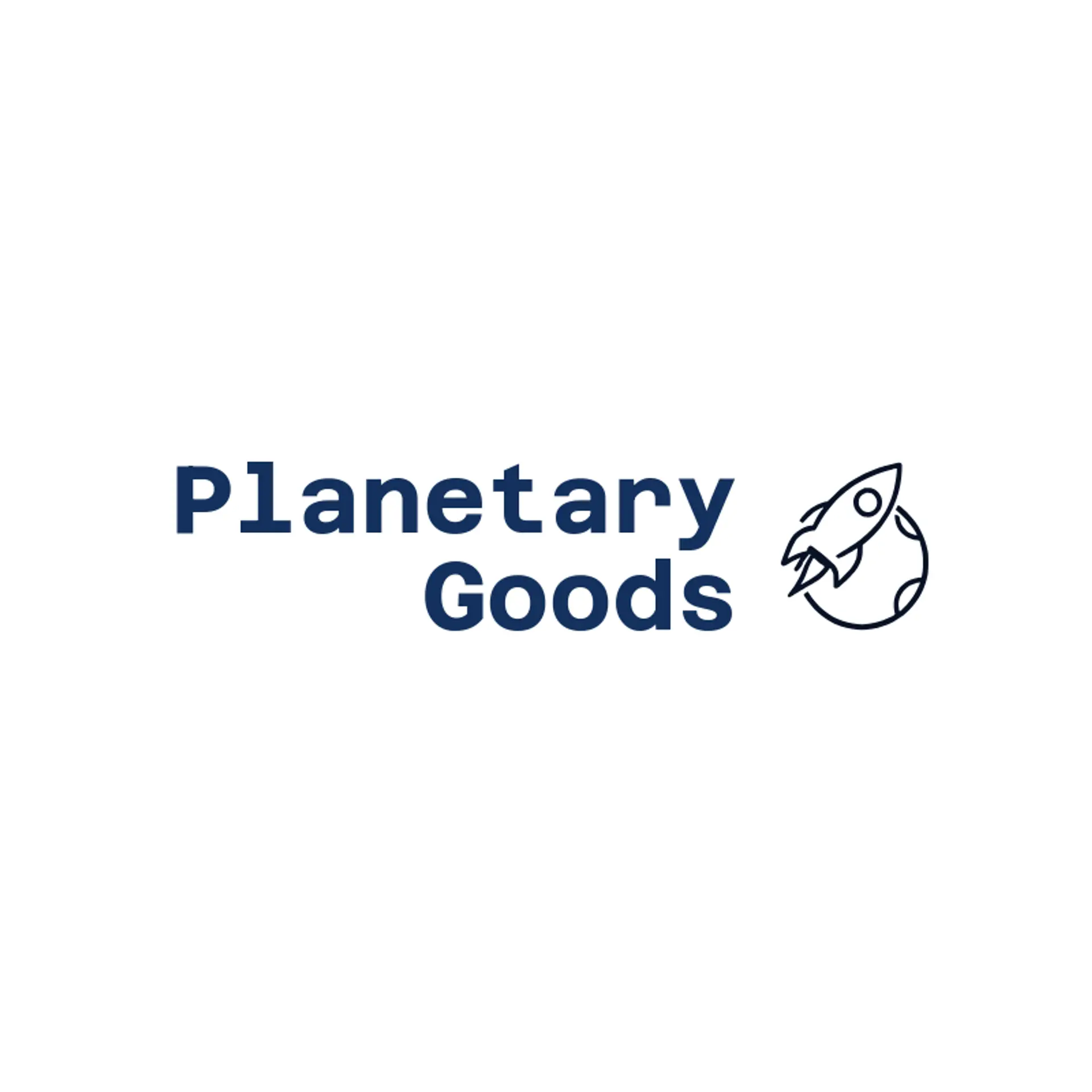 Planetary Goods logo for rocket