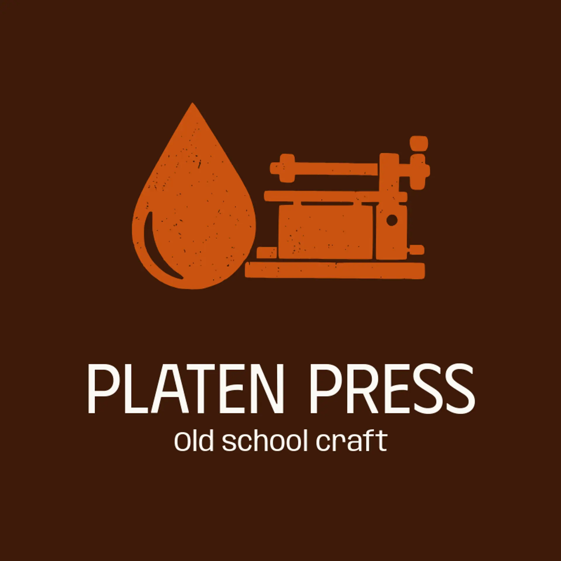 Platen Press logo for printing press
