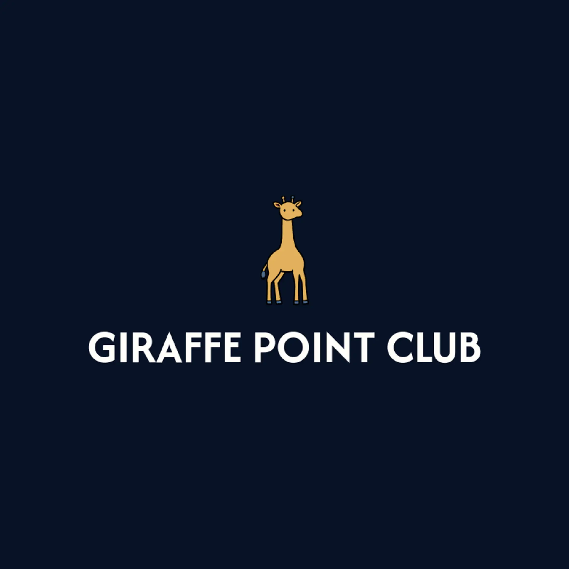Giraffe Point Club logo for giraffe