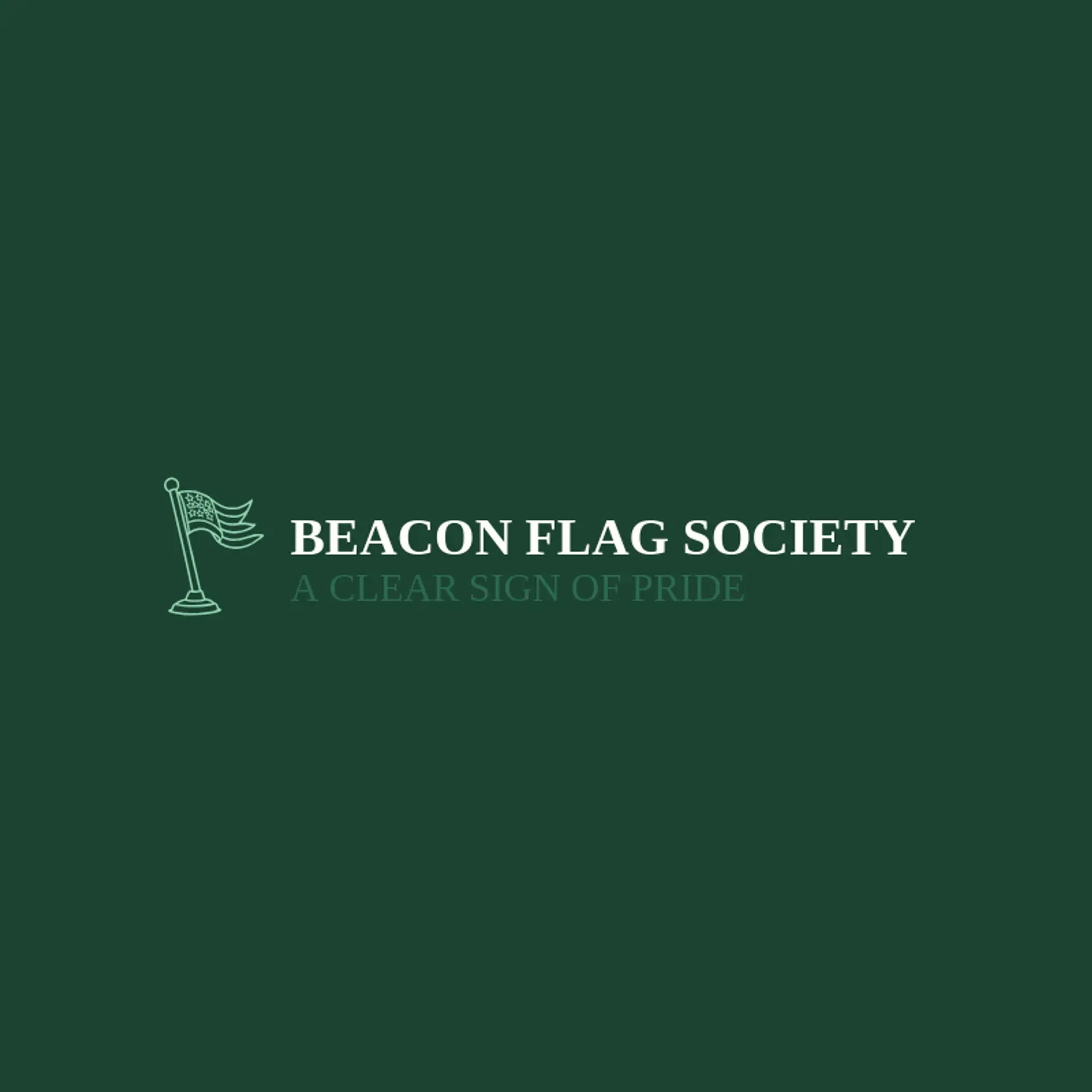 Beacon Flag Society logo for american flag