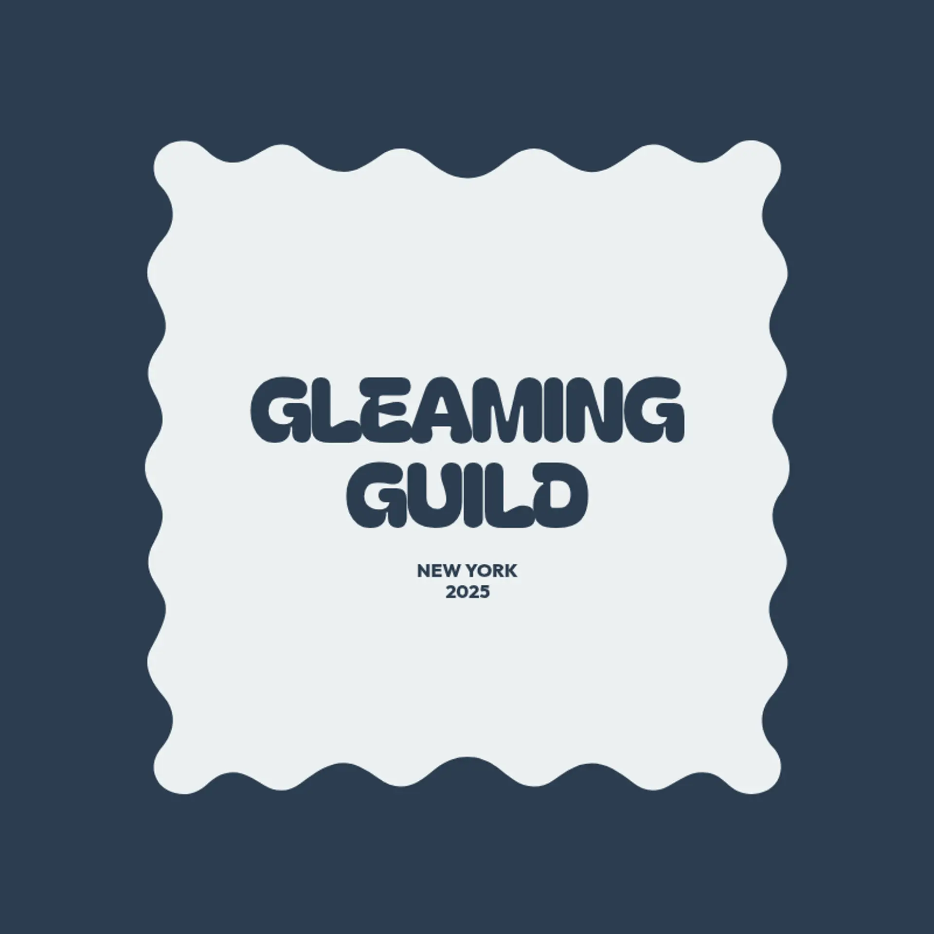 Gleaming Guild logo for cleaning company