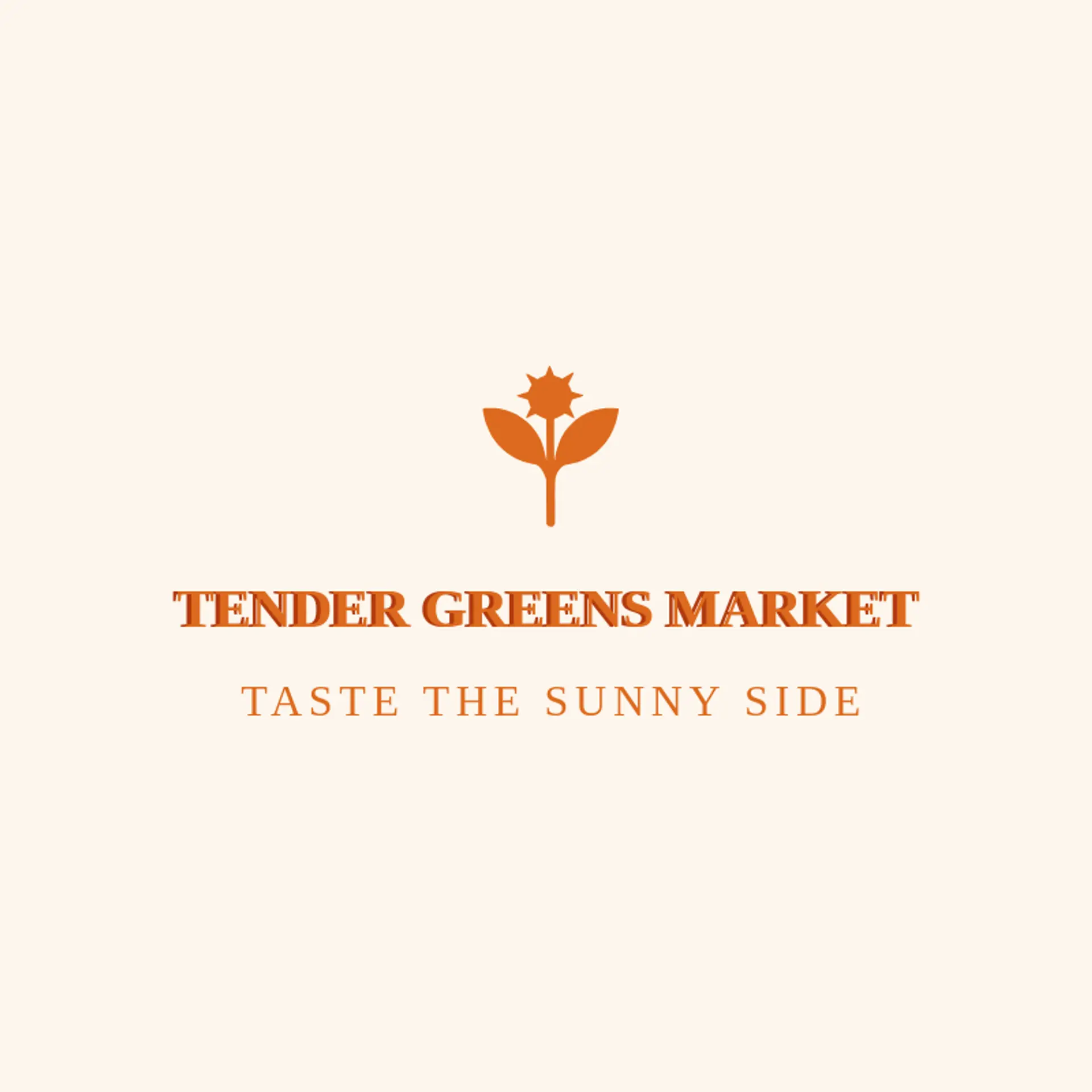 Tender Greens Market logo for vegetarian