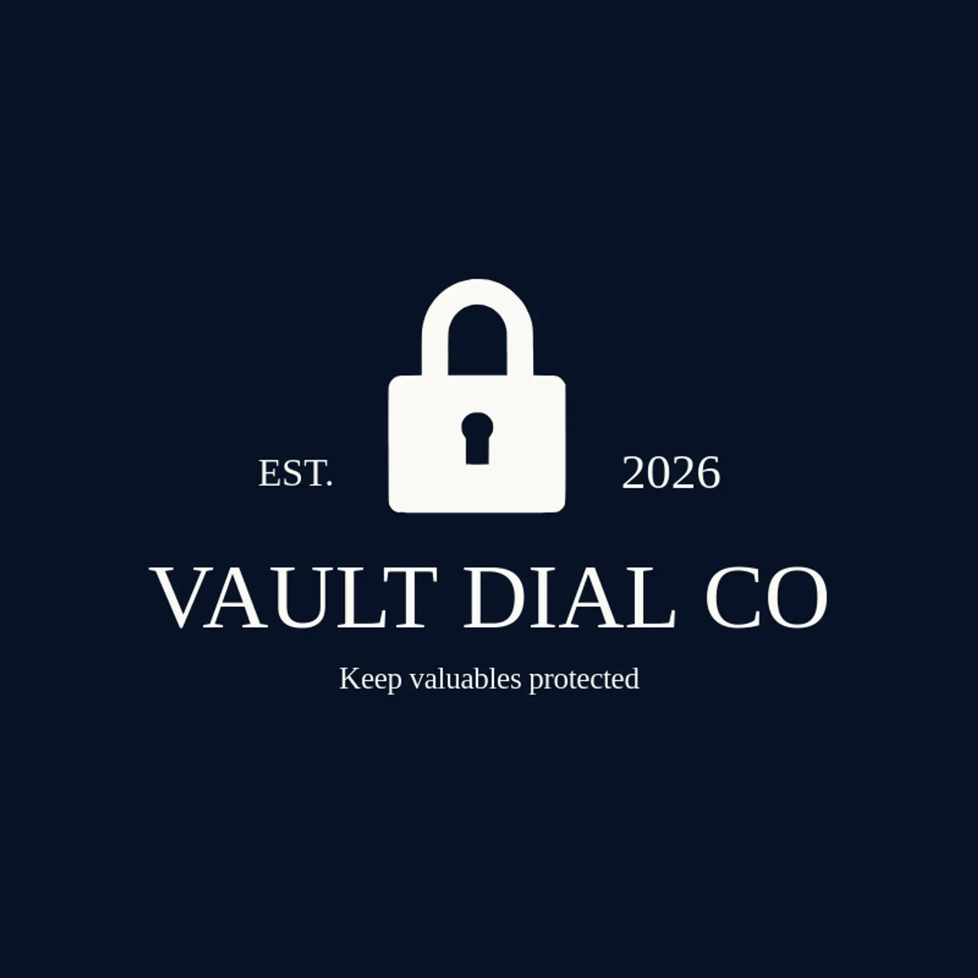 Vault Dial Co logo for lock