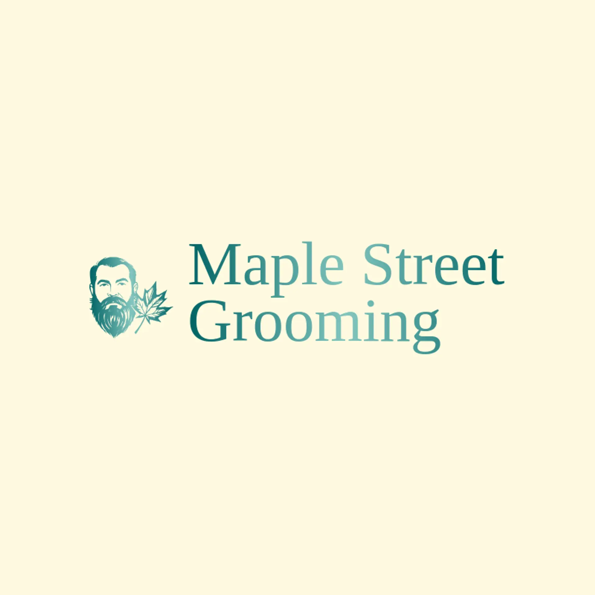 Maple Street Grooming logo for beard