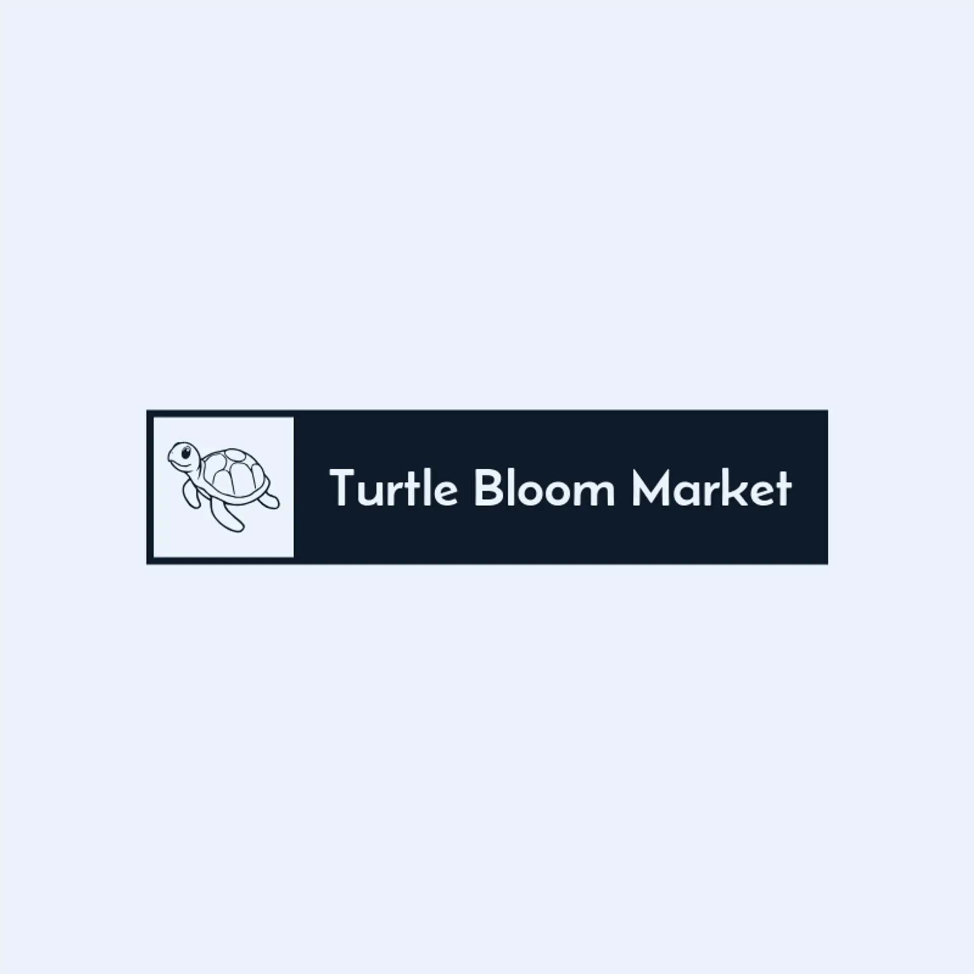 Turtle Bloom Market logo for turtle