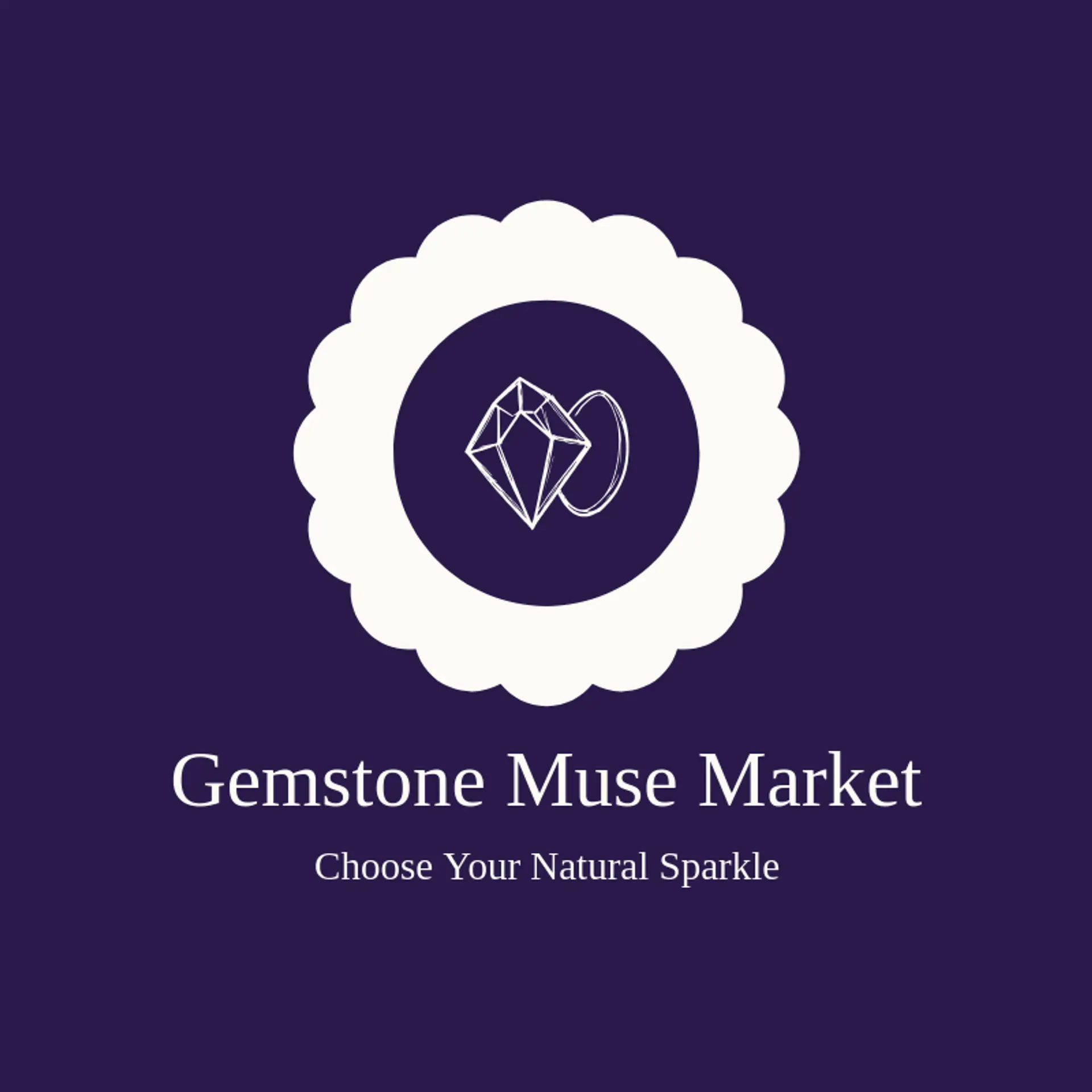 Gemstone Muse Market logo for crystal