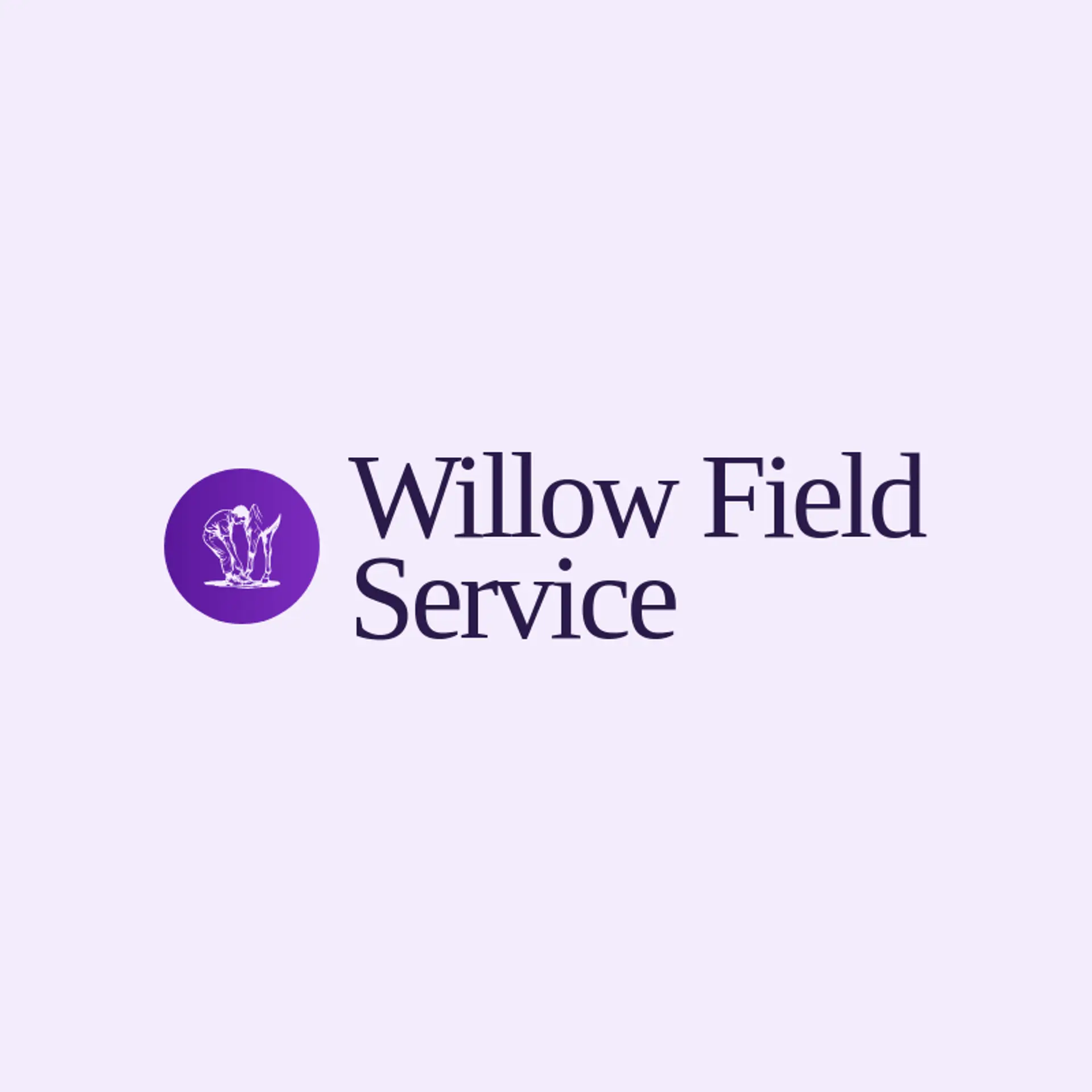 Willow Field Service logo for farrier