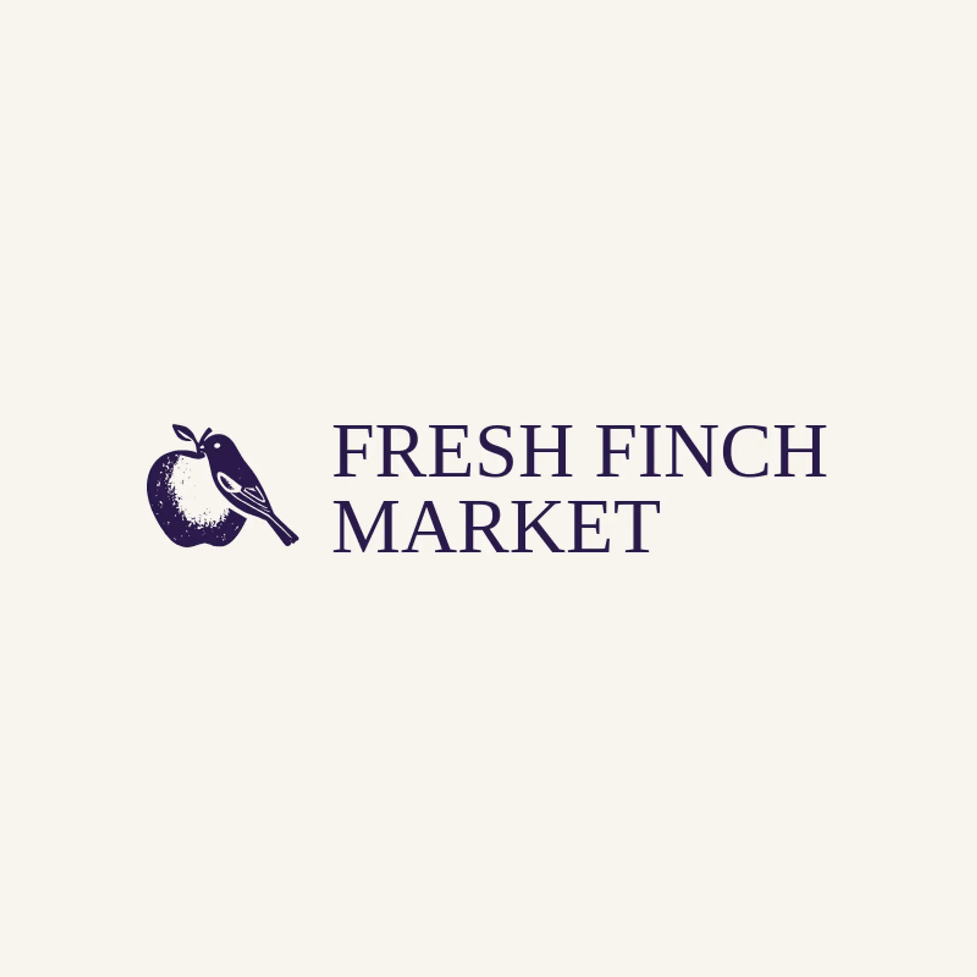 Fresh Finch Market logo for convenience store