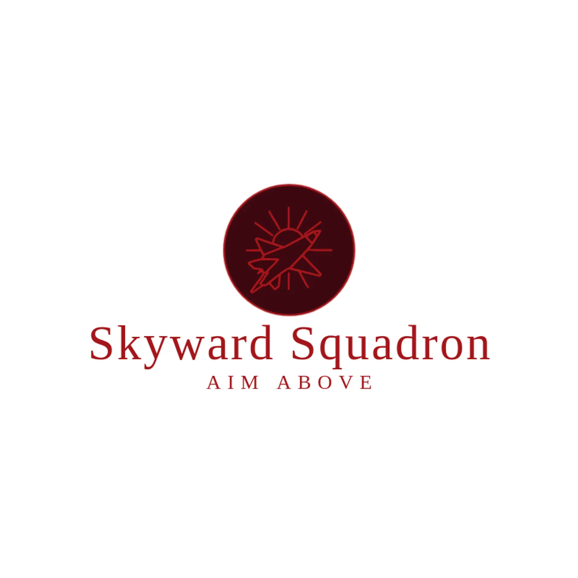 Skyward Squadron logo for air force
