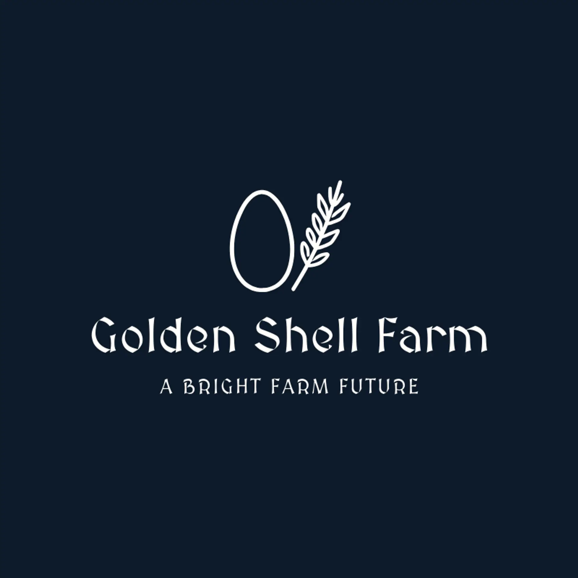 Golden Shell Farm logo for poultry farm
