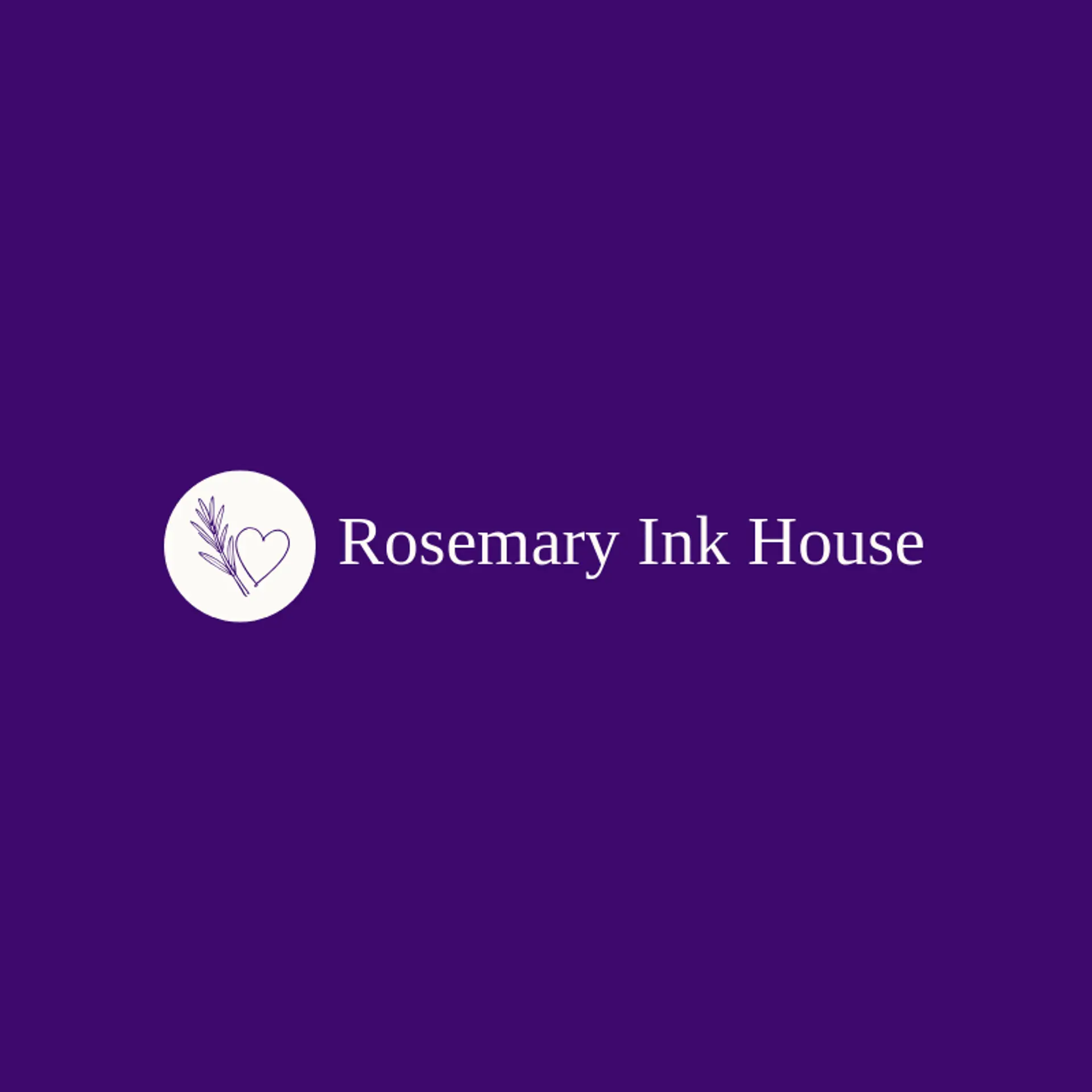 Rosemary Ink House logo for tattoo shop