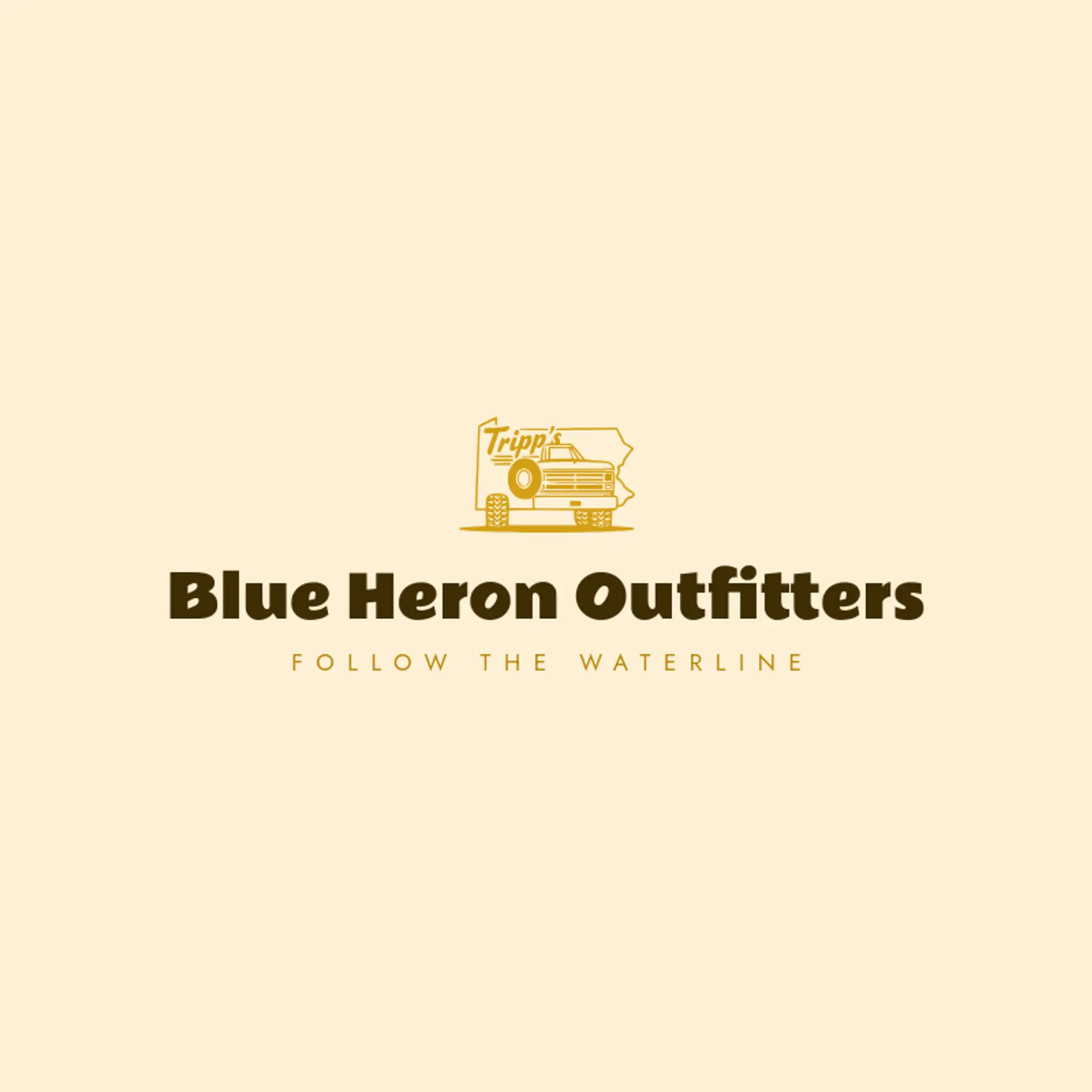 Blue Heron Outfitters logo for pennsylvania