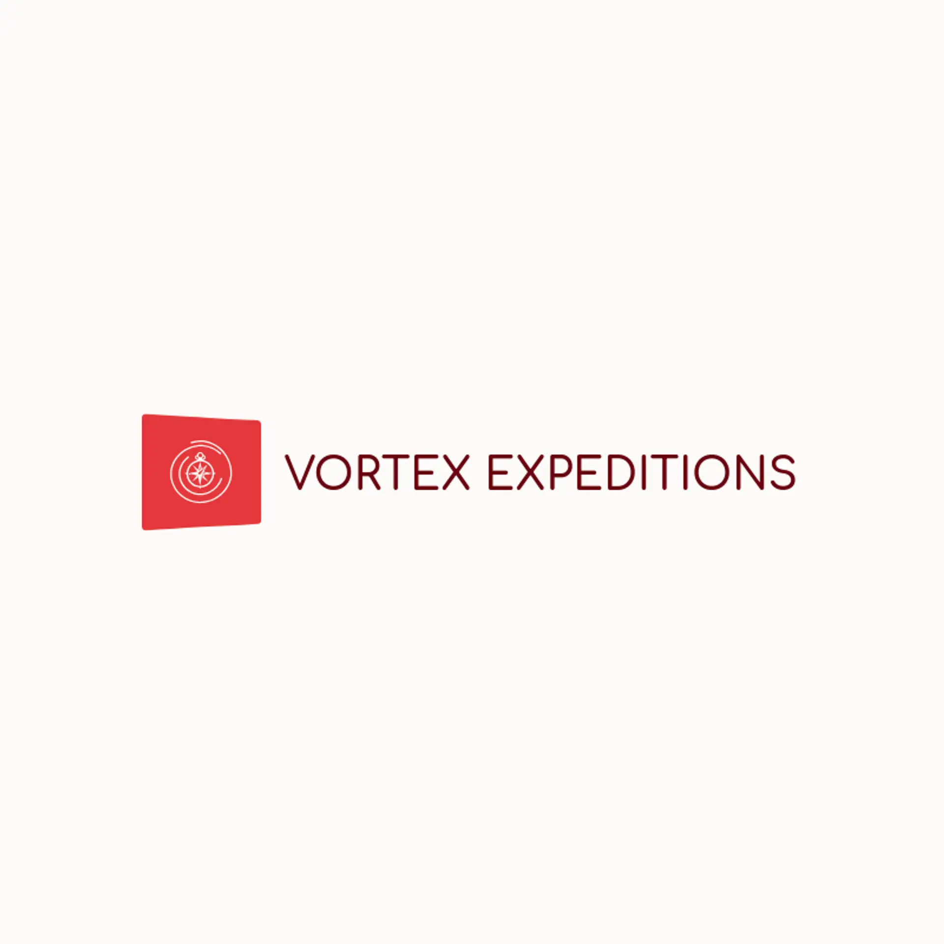 Vortex Expeditions logo for compass