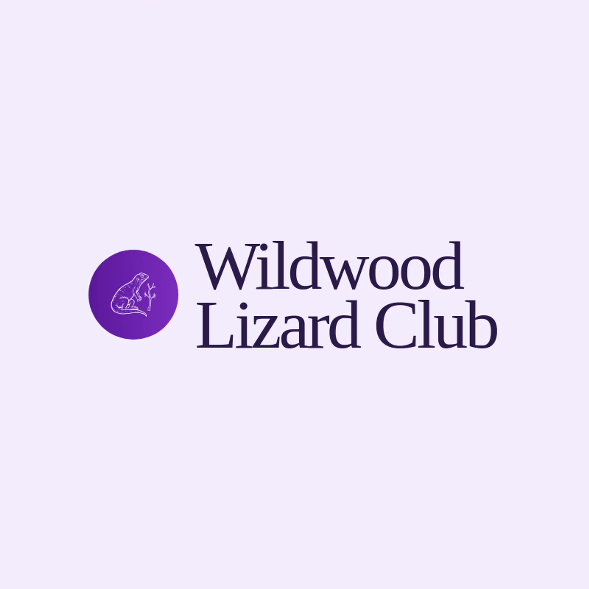 Wildwood Lizard Club logo for lizard