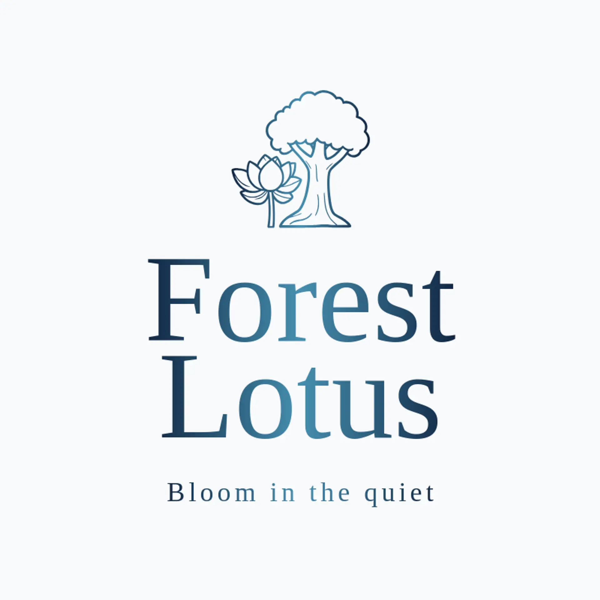 Forest Lotus logo for buddhism