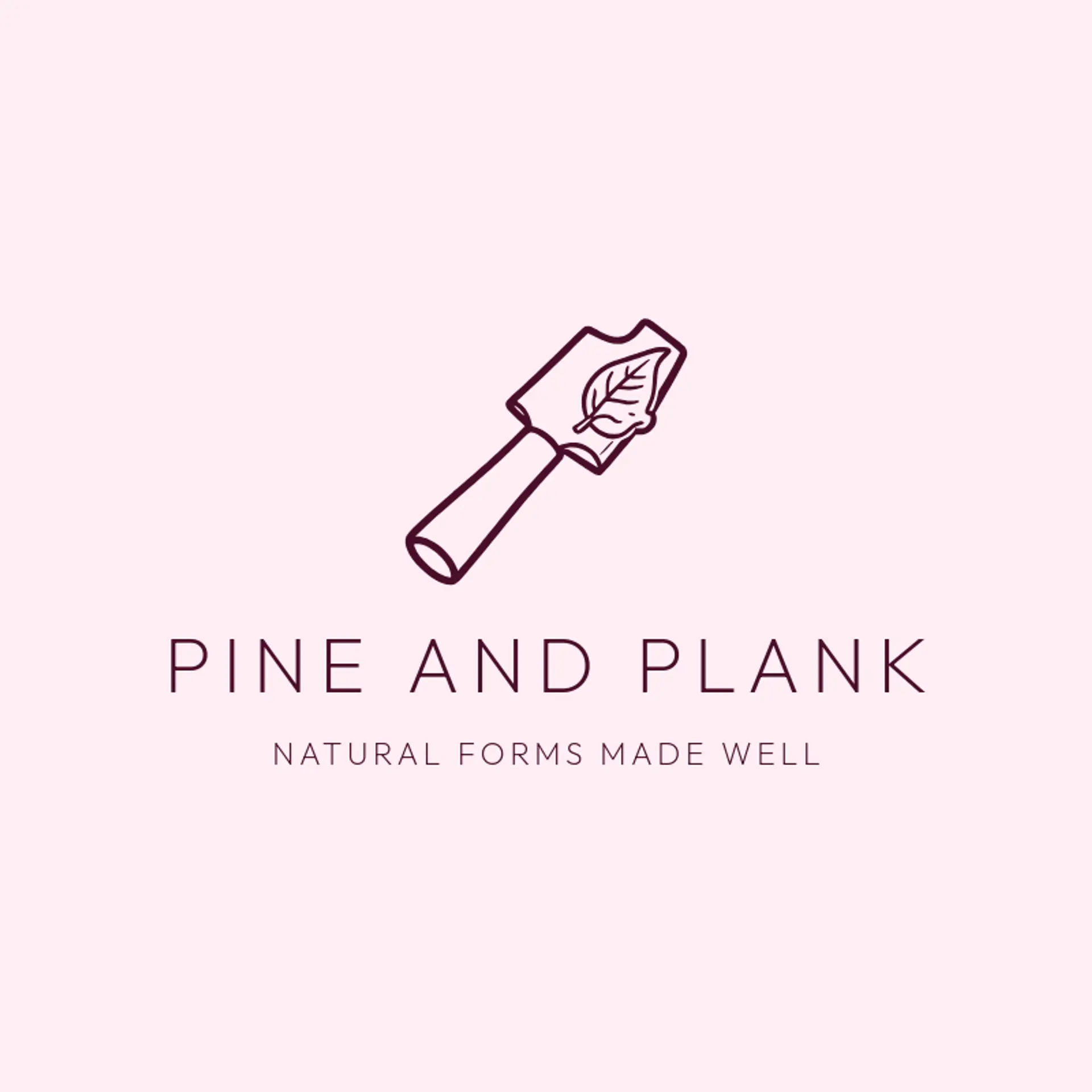 Pine and Plank logo for wood