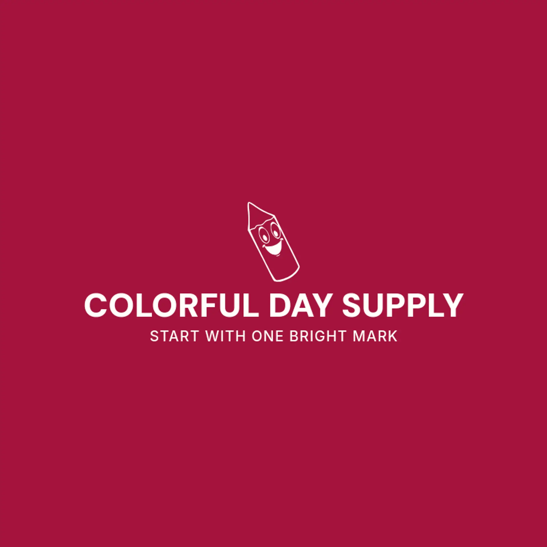 Colorful Day Supply logo for crayon