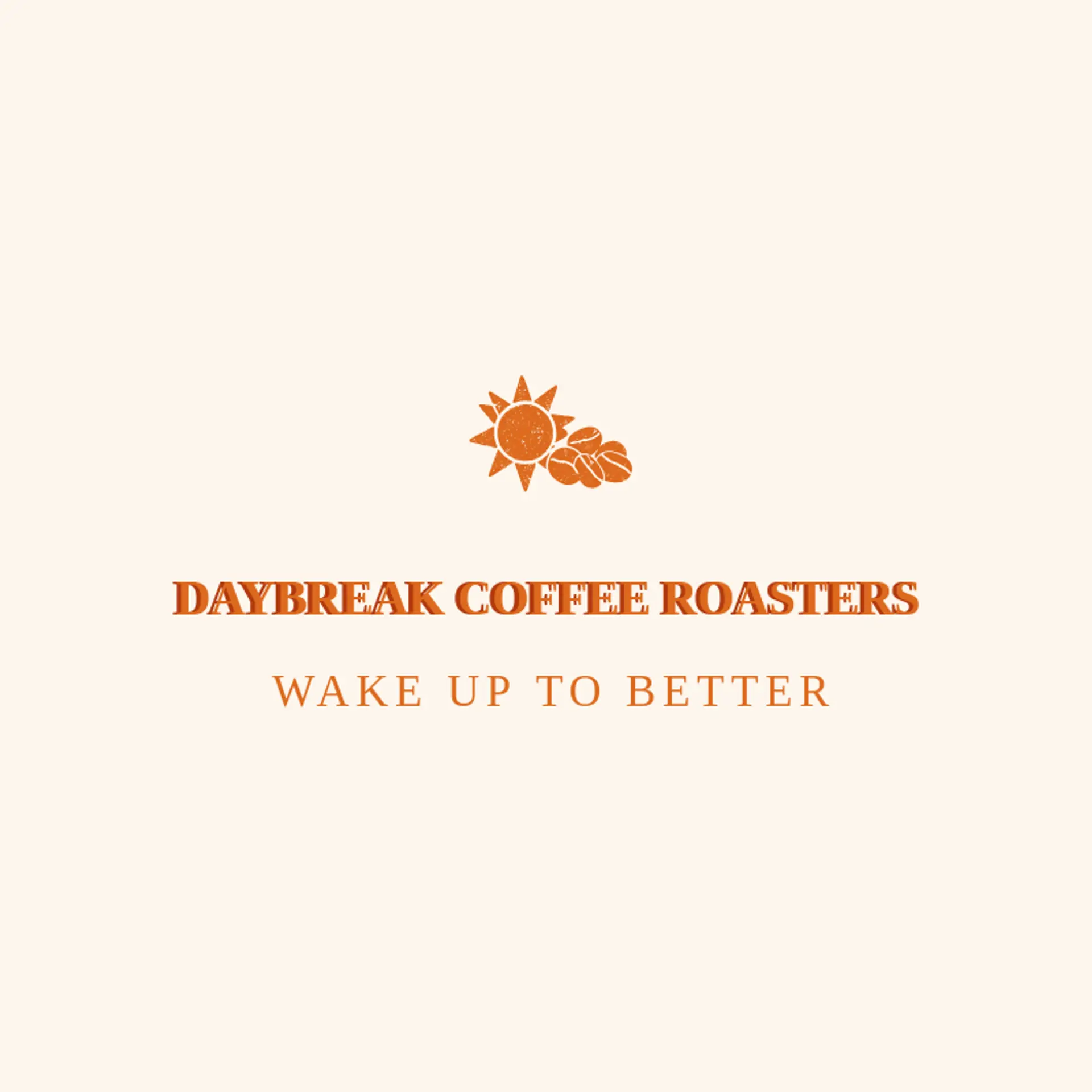 Daybreak Coffee Roasters logo for sunshine