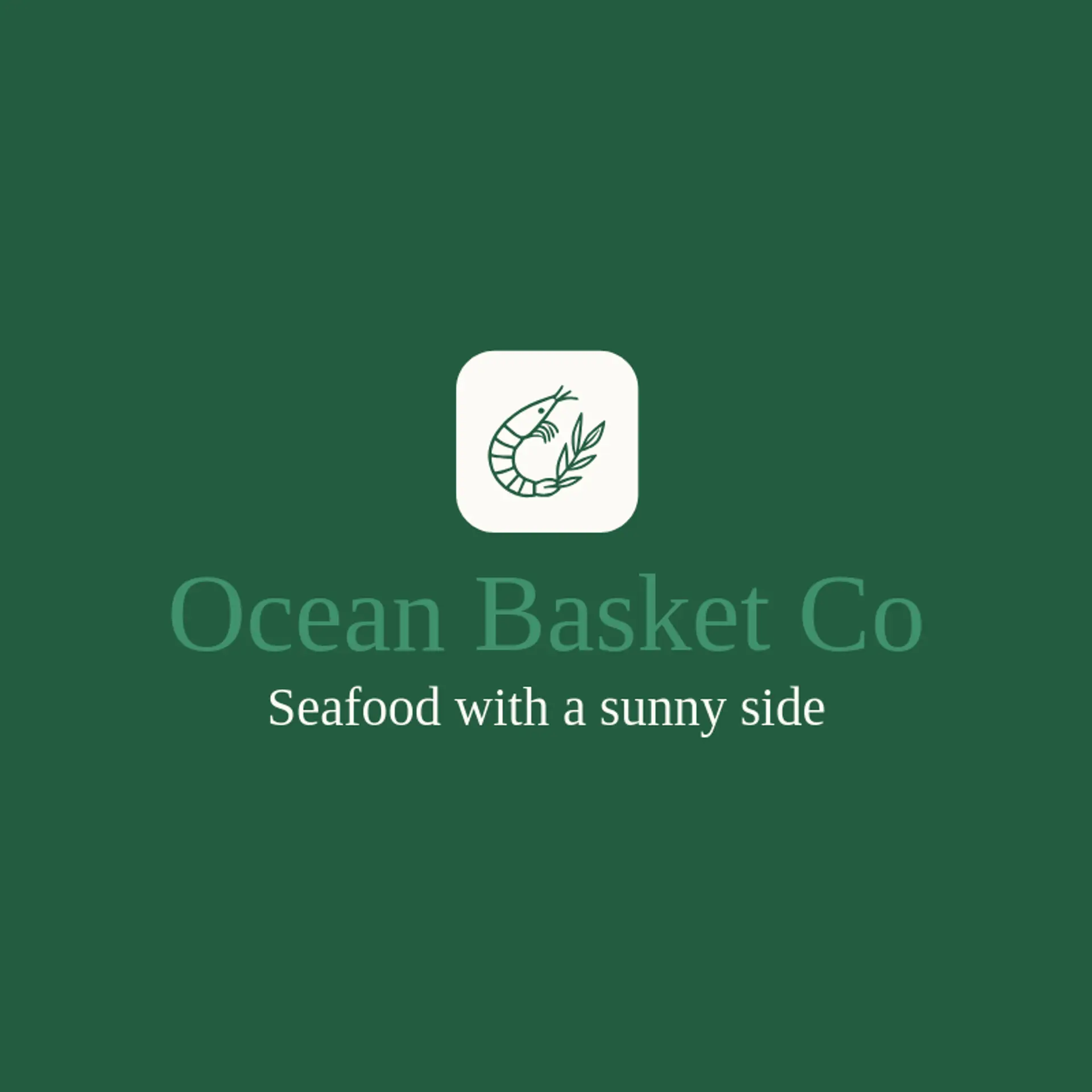 Ocean Basket Co logo for shrimp