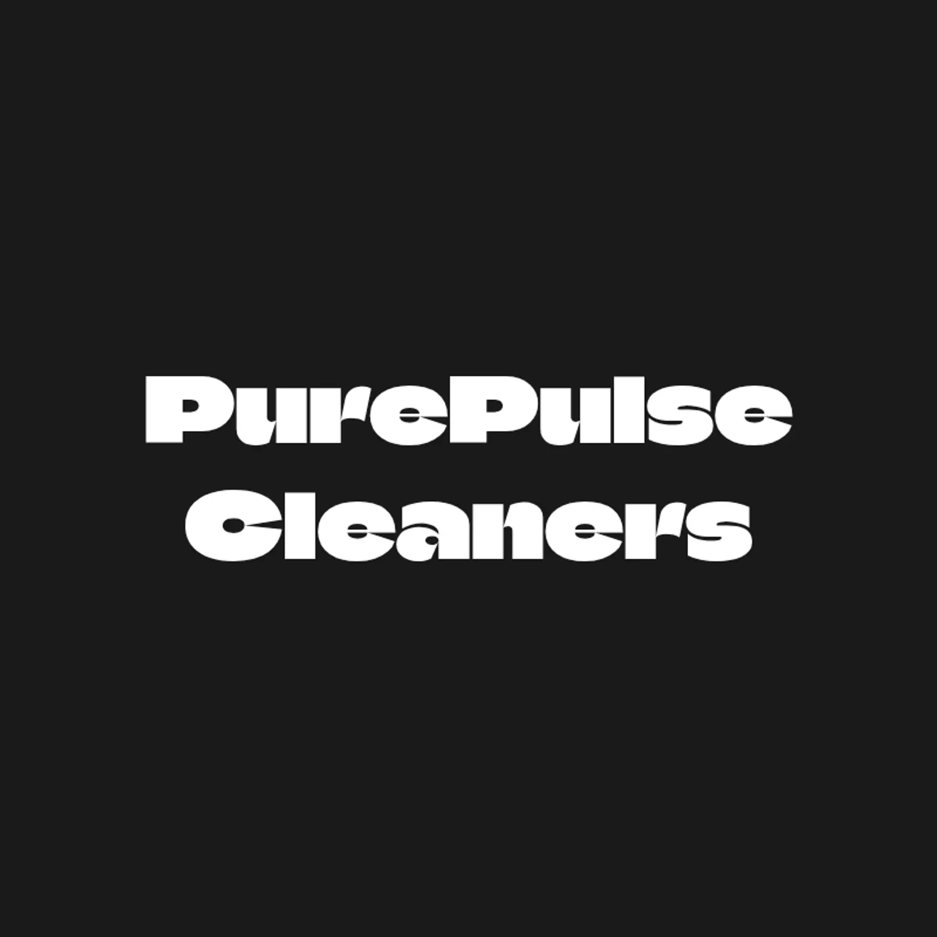 PurePulse Cleaners logo for cleaning company