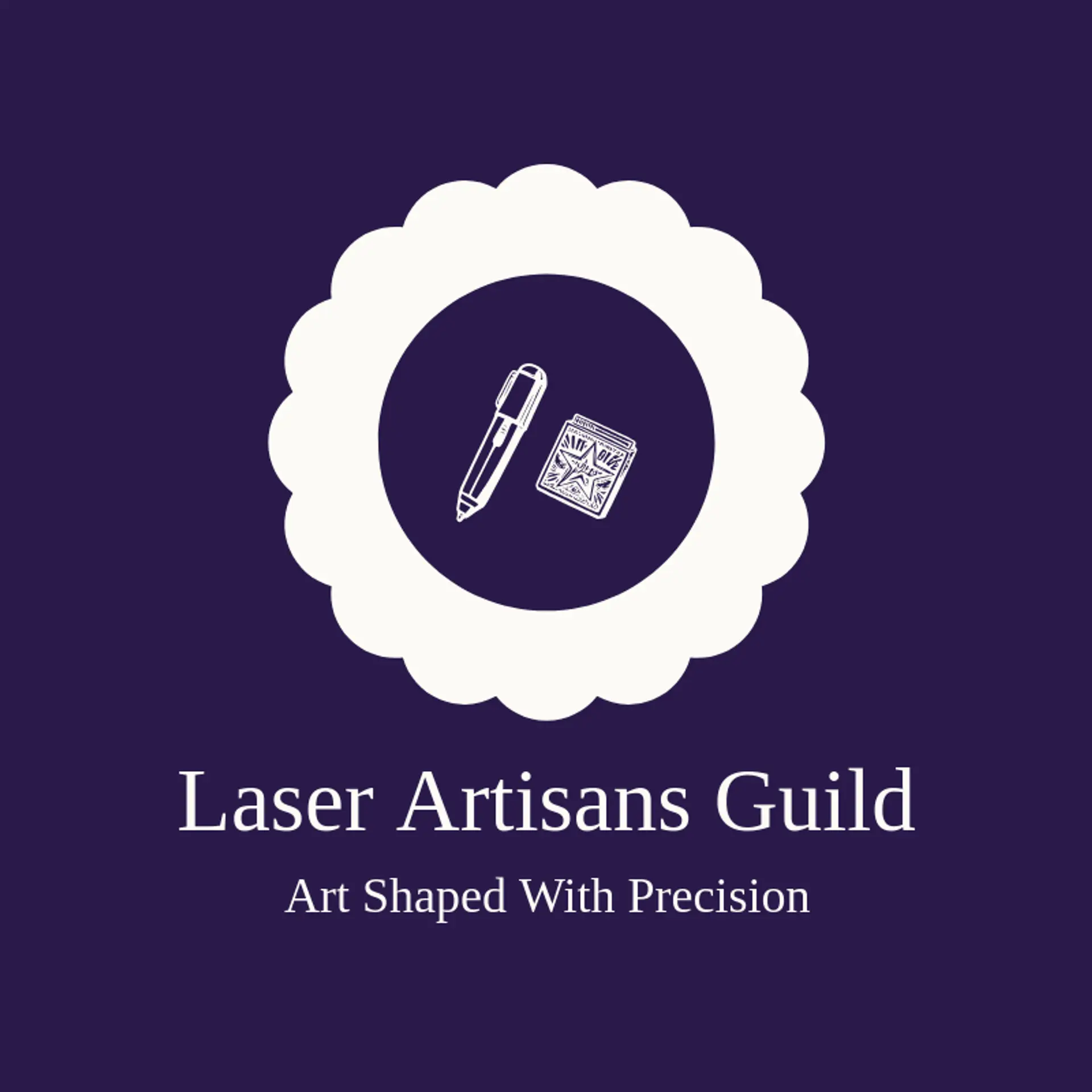 Laser Artisans Guild logo for laser engraving