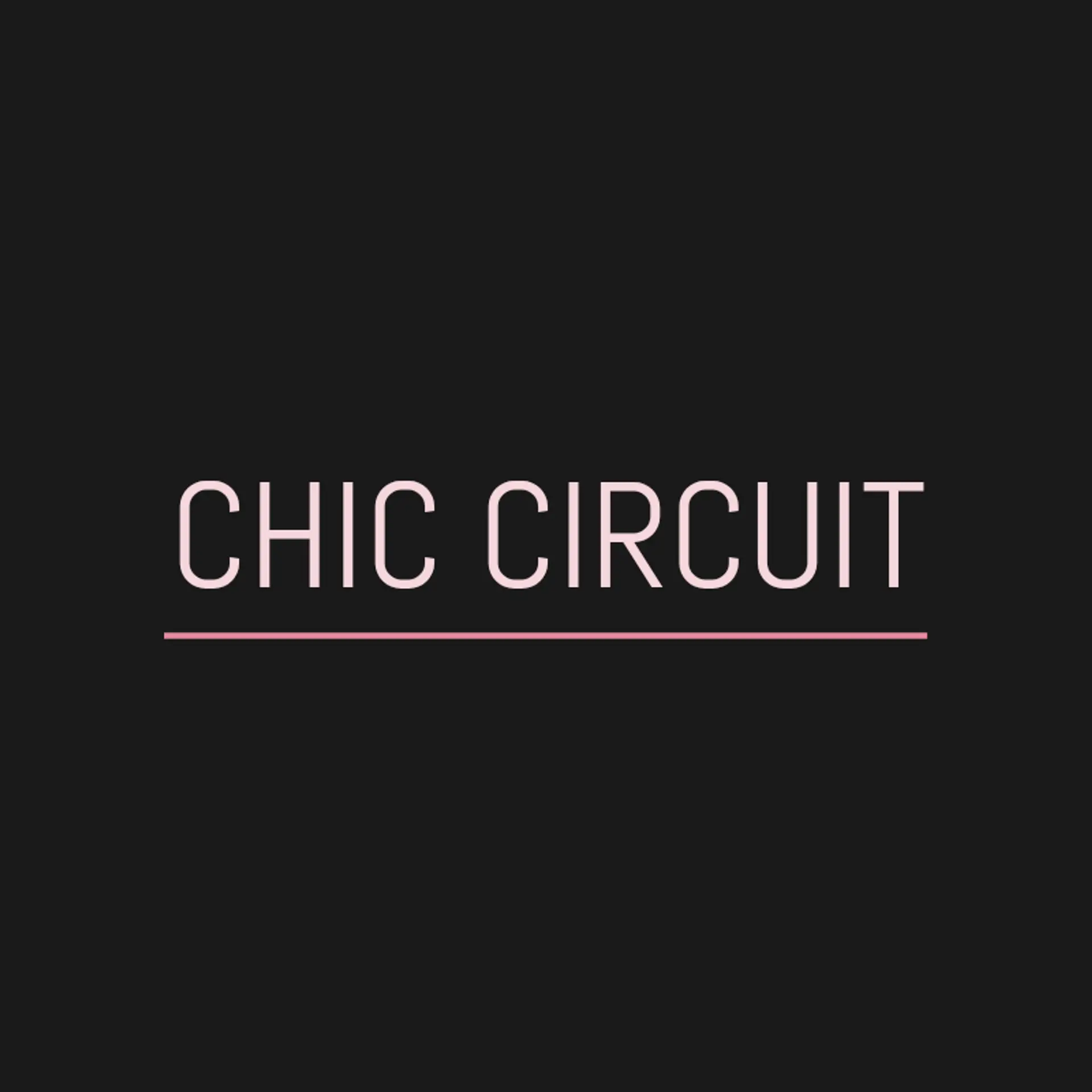 Chic Circuit logo for fashion studio