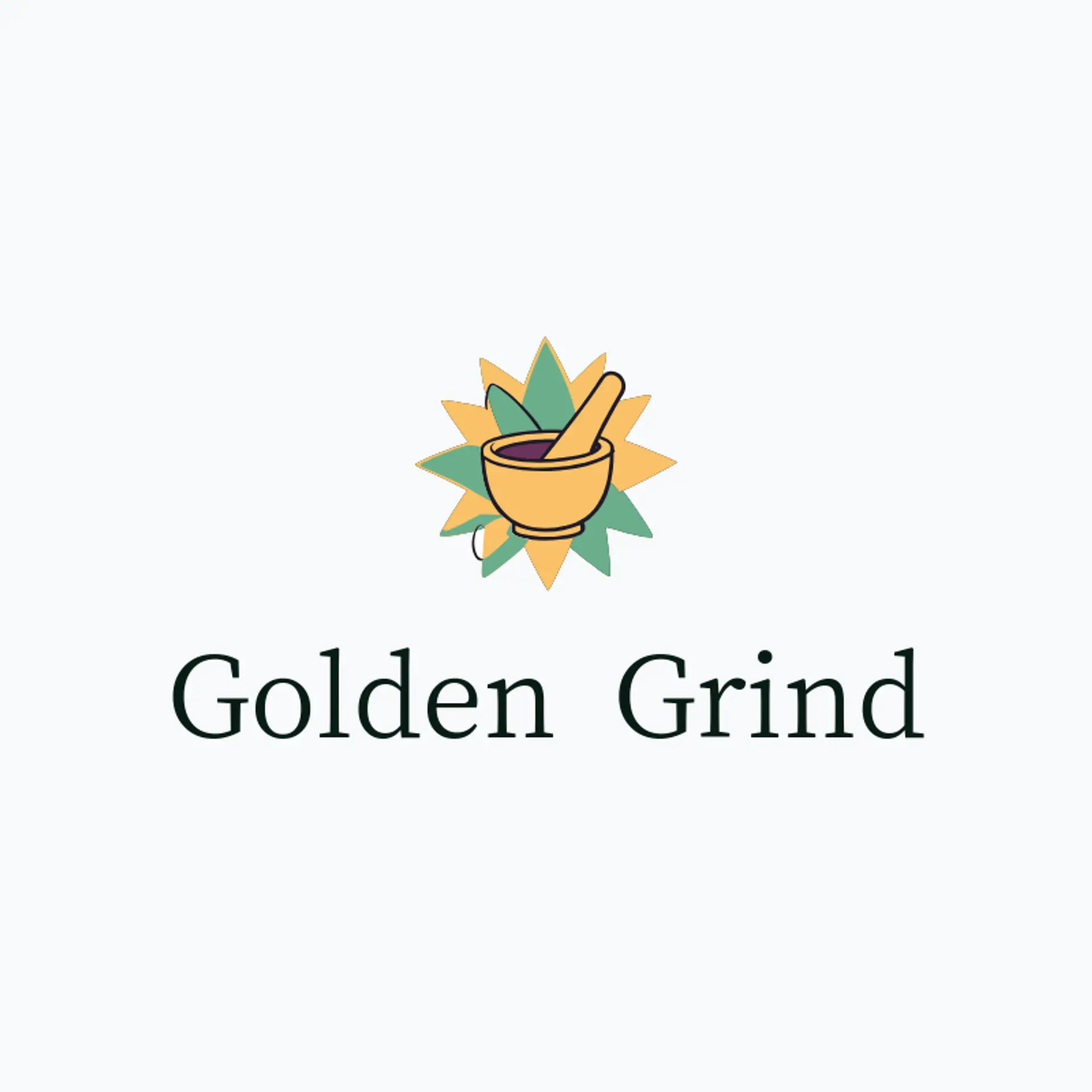 Golden Grind logo for masala
