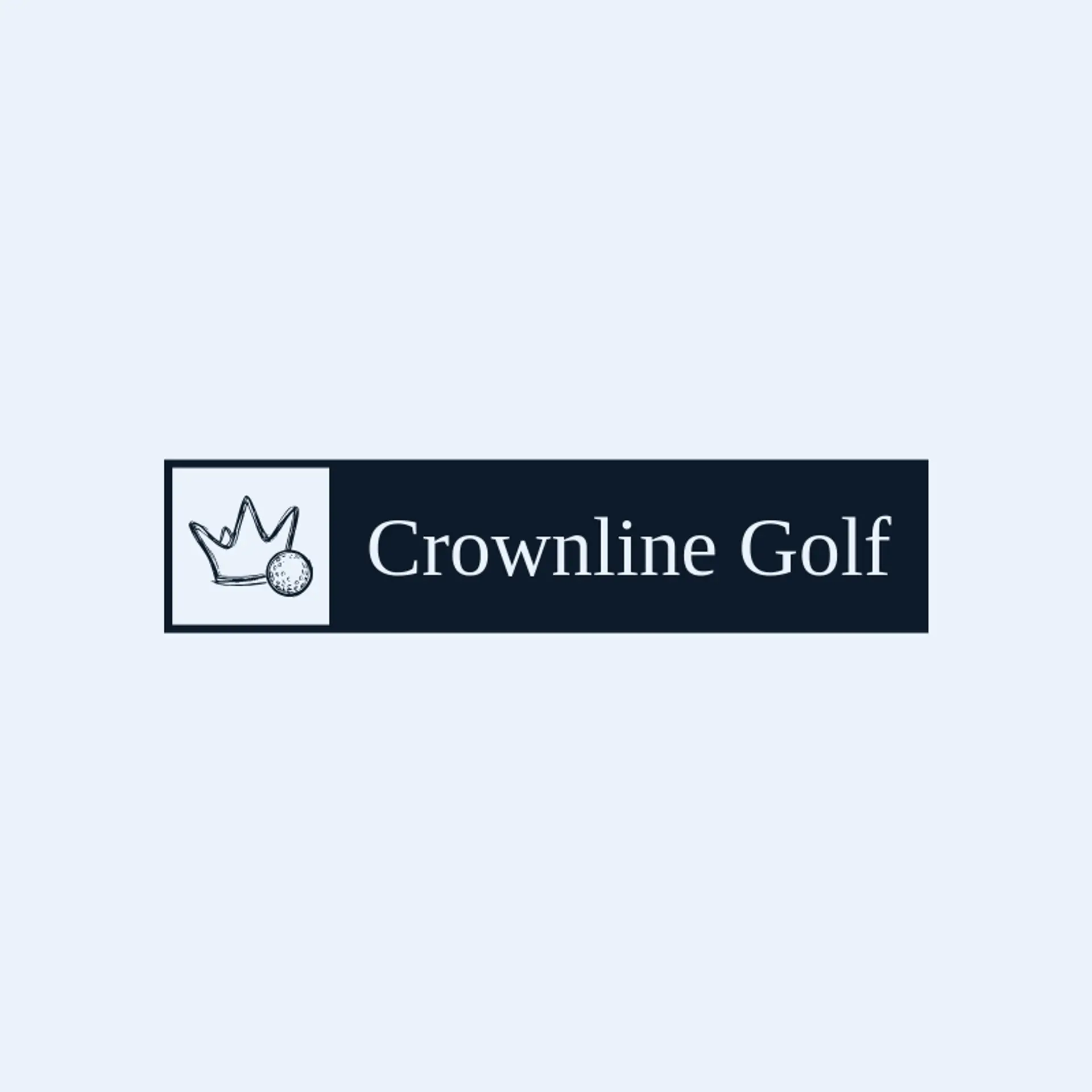 Crownline Golf logo for golf ball