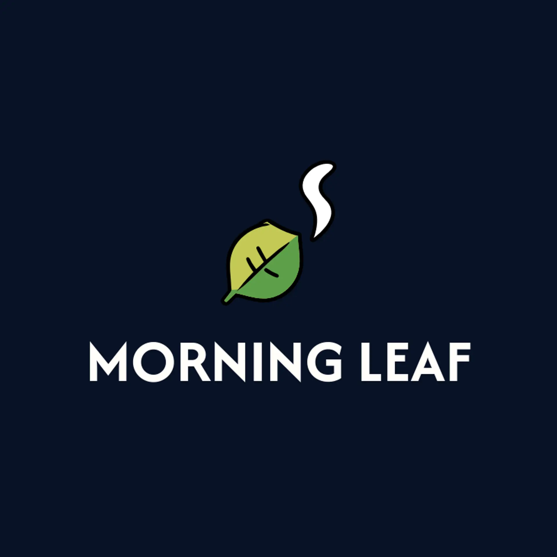 Morning Leaf logo for tea