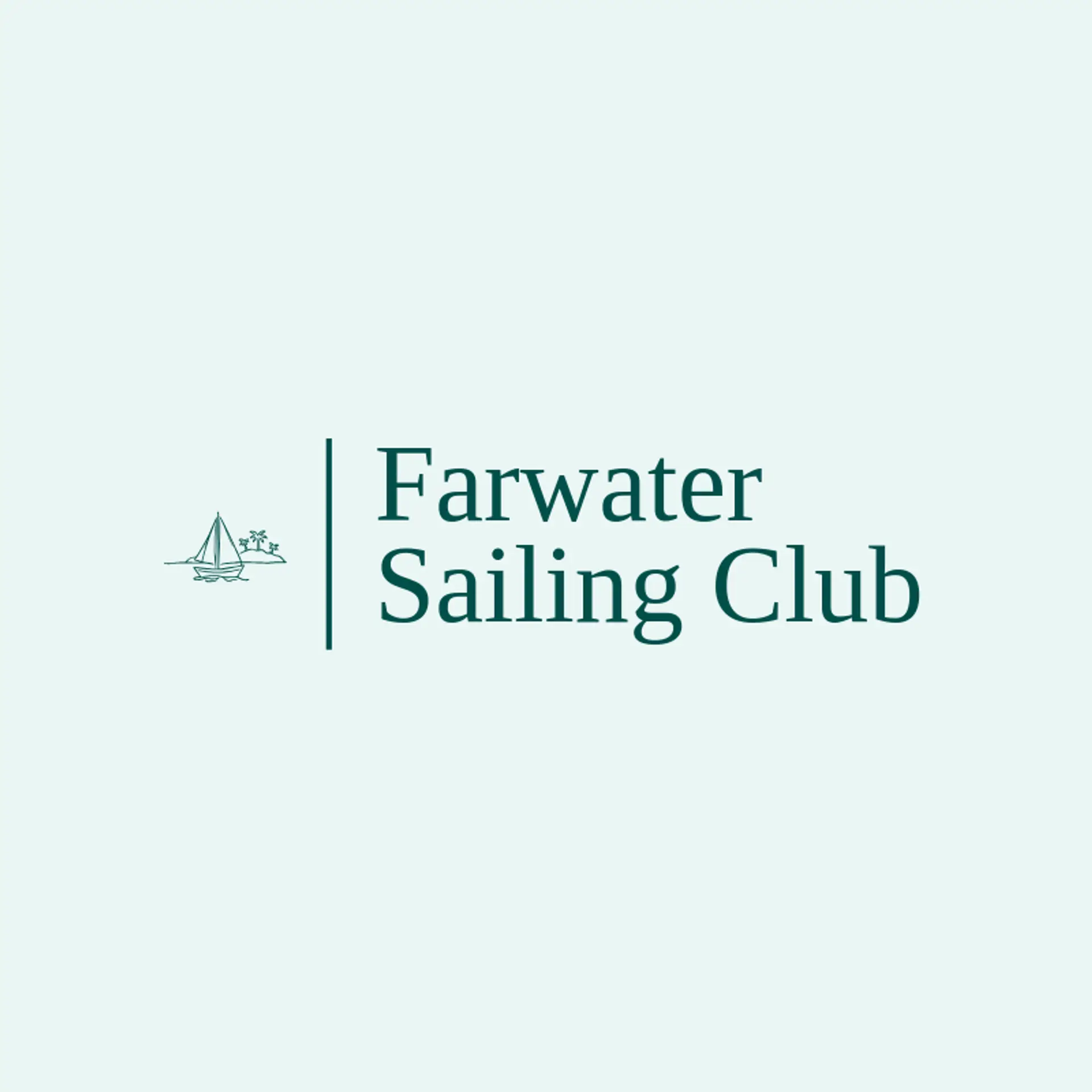 Farwater Sailing Club logo for nautical