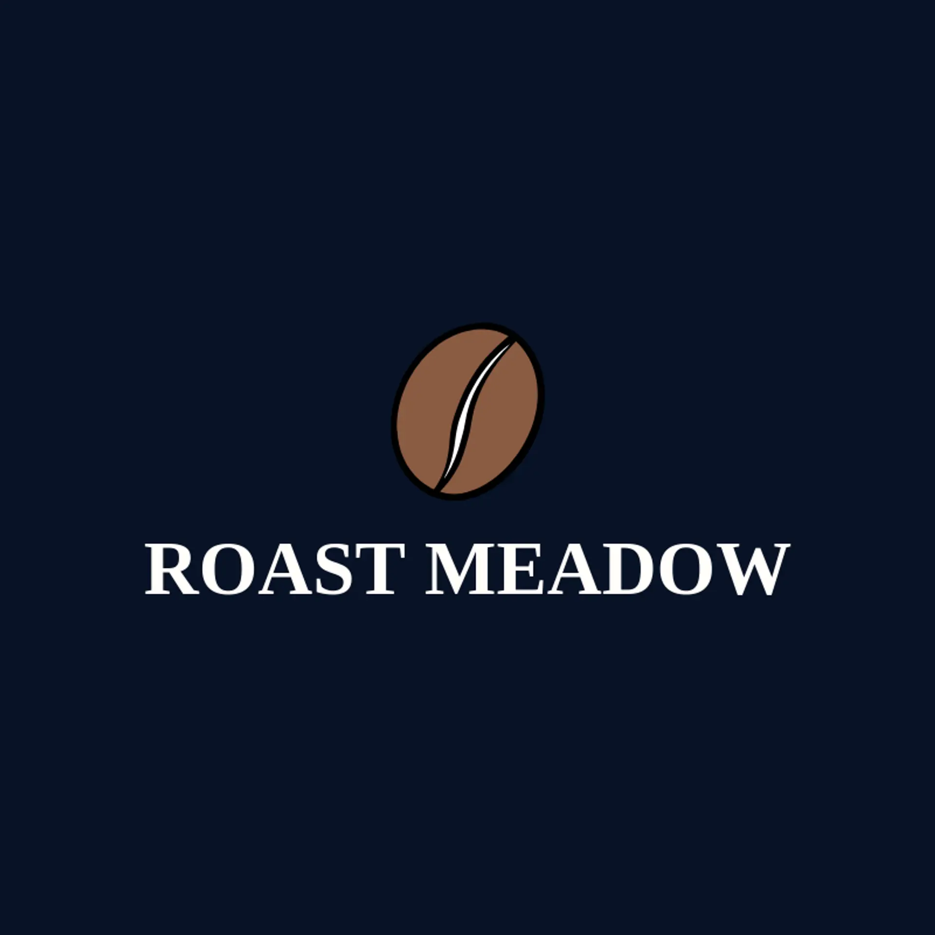 Roast Meadow logo for coffee bean