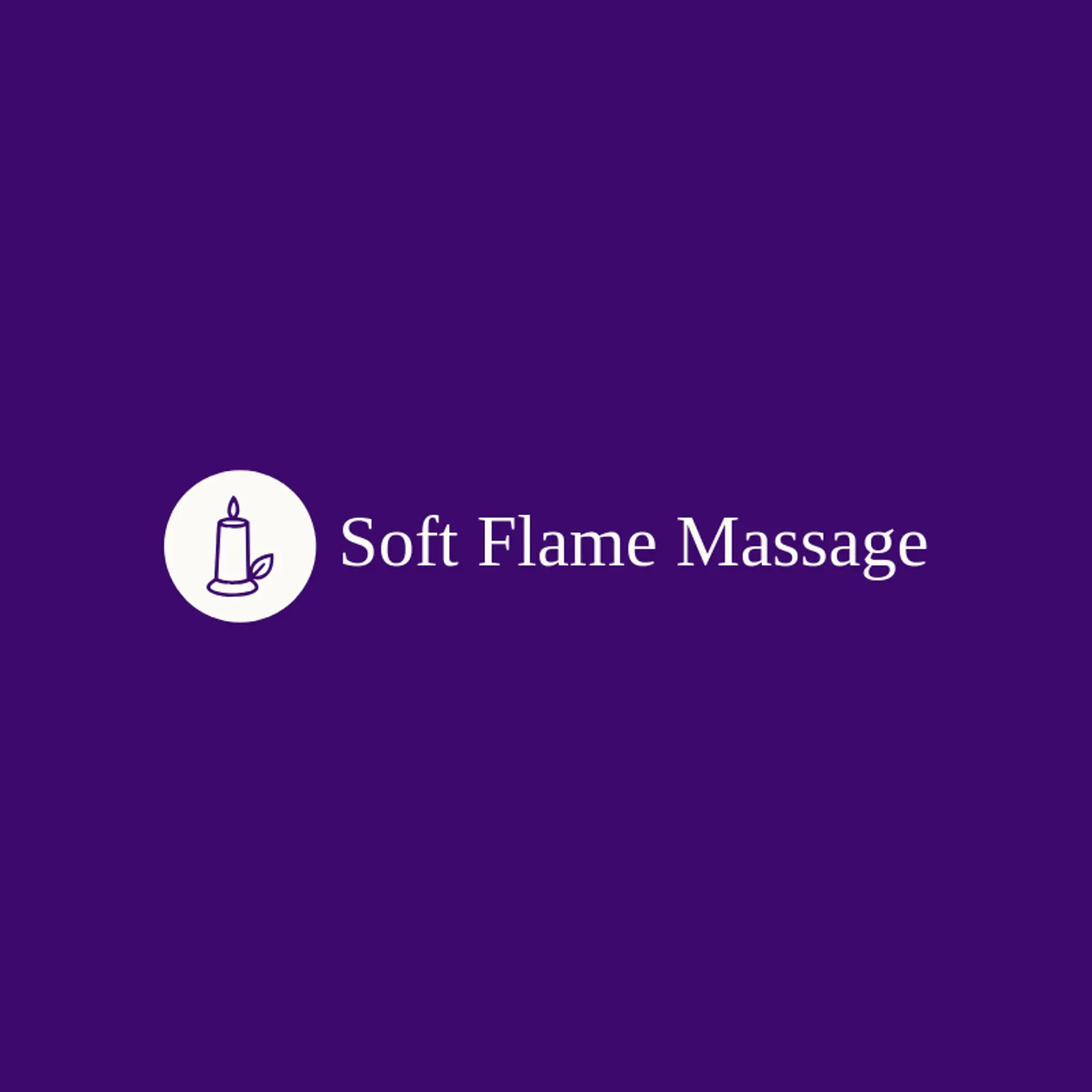 Soft Flame Massage logo for massage
