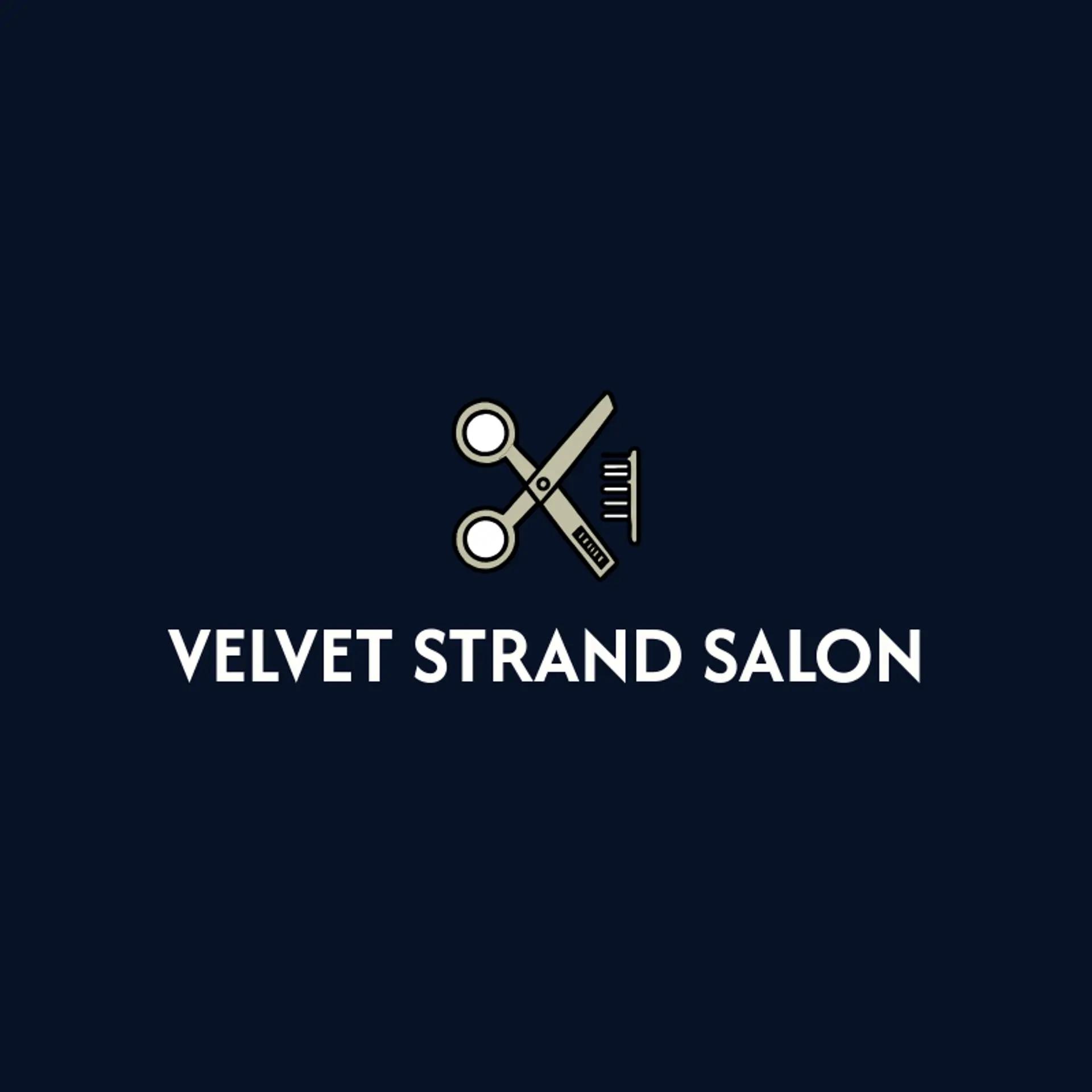 Velvet Strand Salon logo for hair stylist