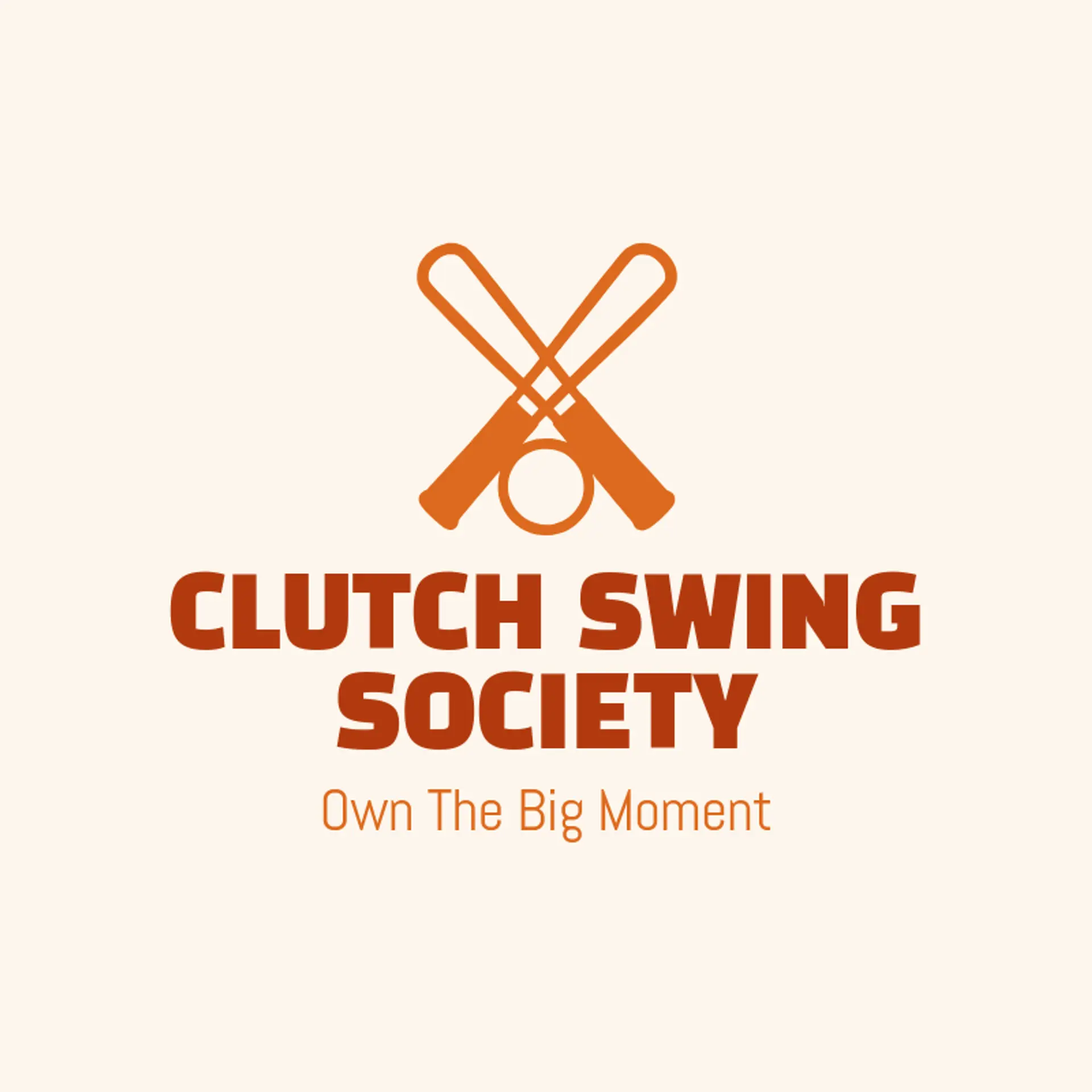 Clutch Swing Society logo for softball