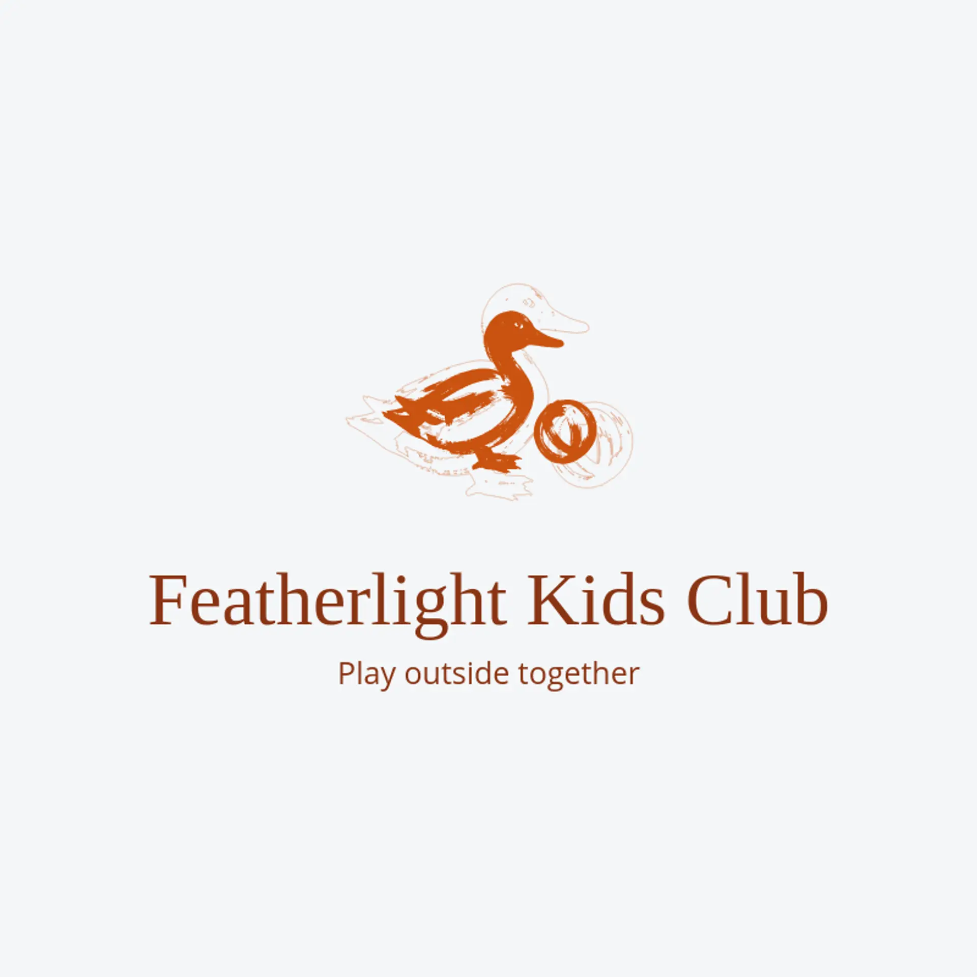 Featherlight Kids Club logo for duck