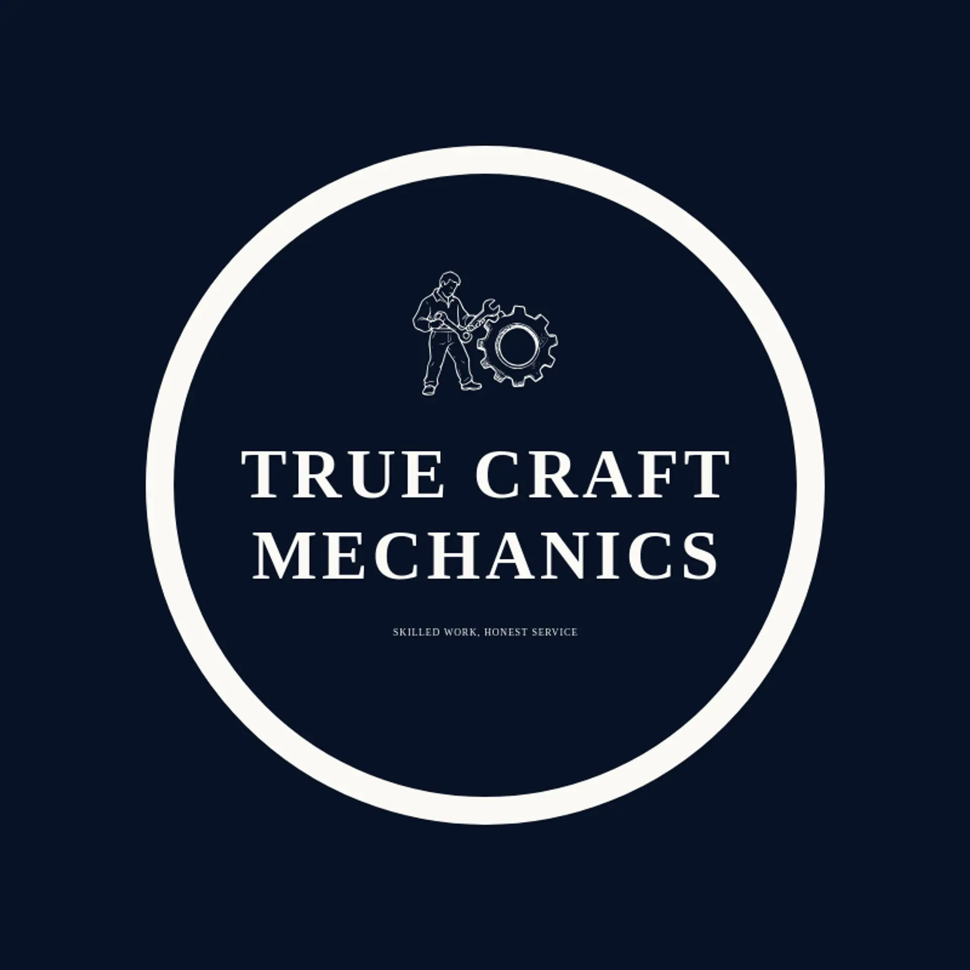 True Craft Mechanics logo for car mechanic