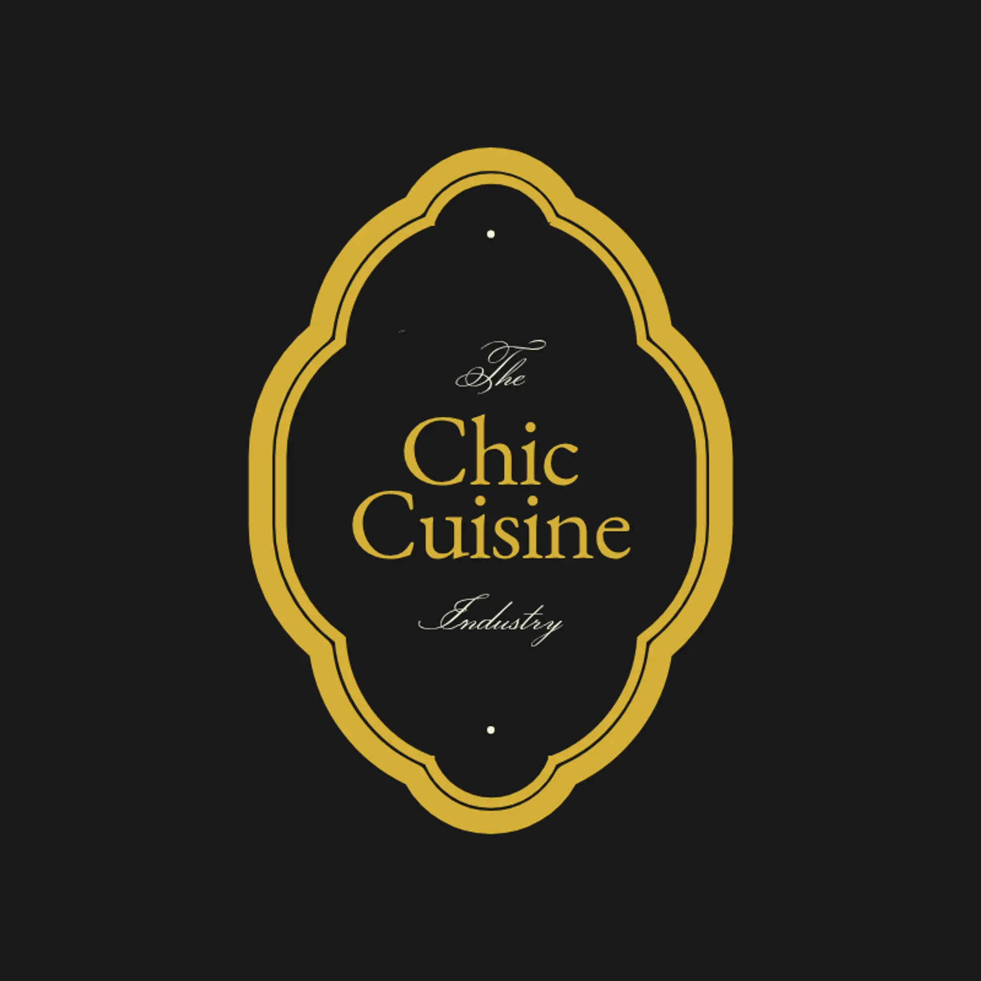 Chic Cuisine logo for fine dining restaurant