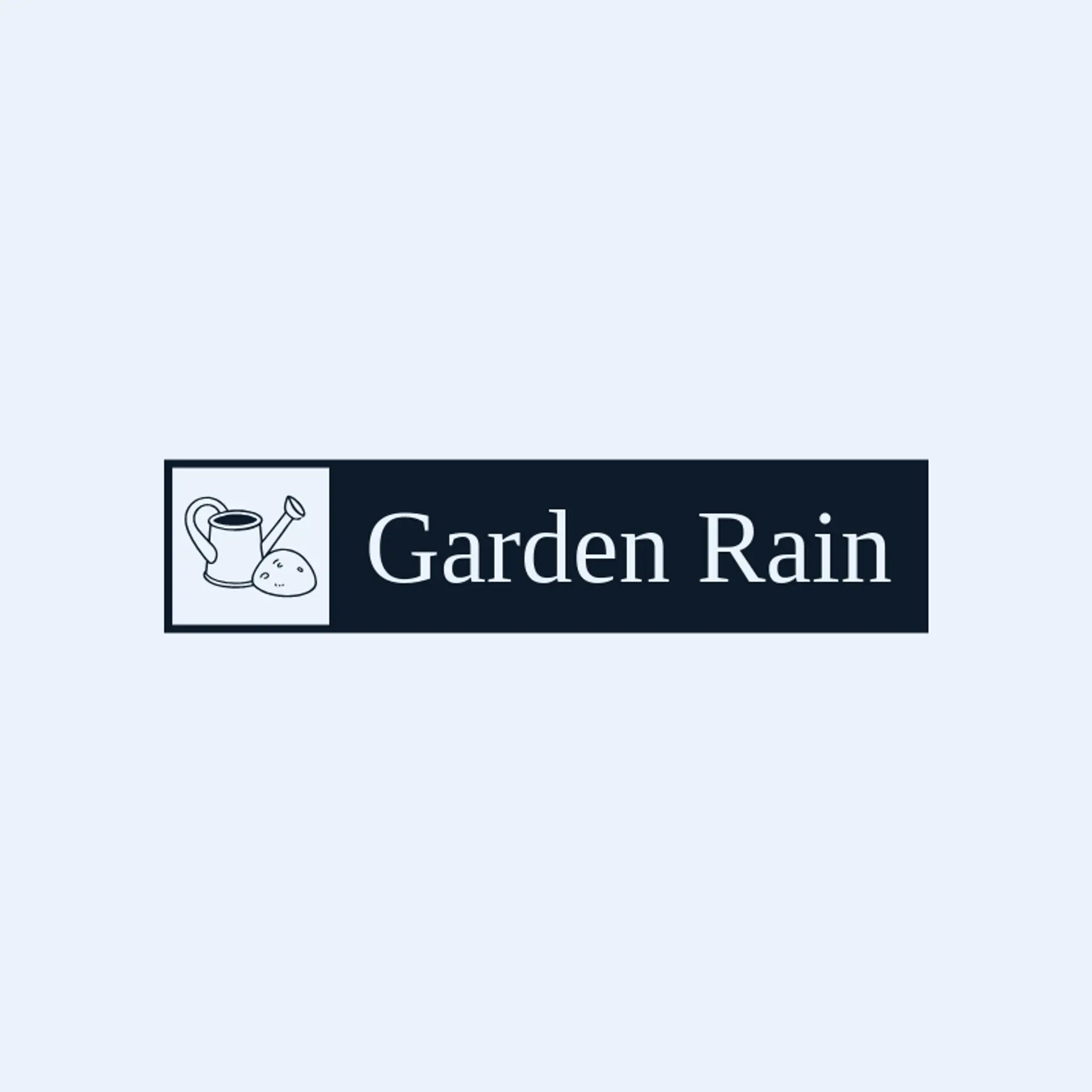 Garden Rain logo for landscape