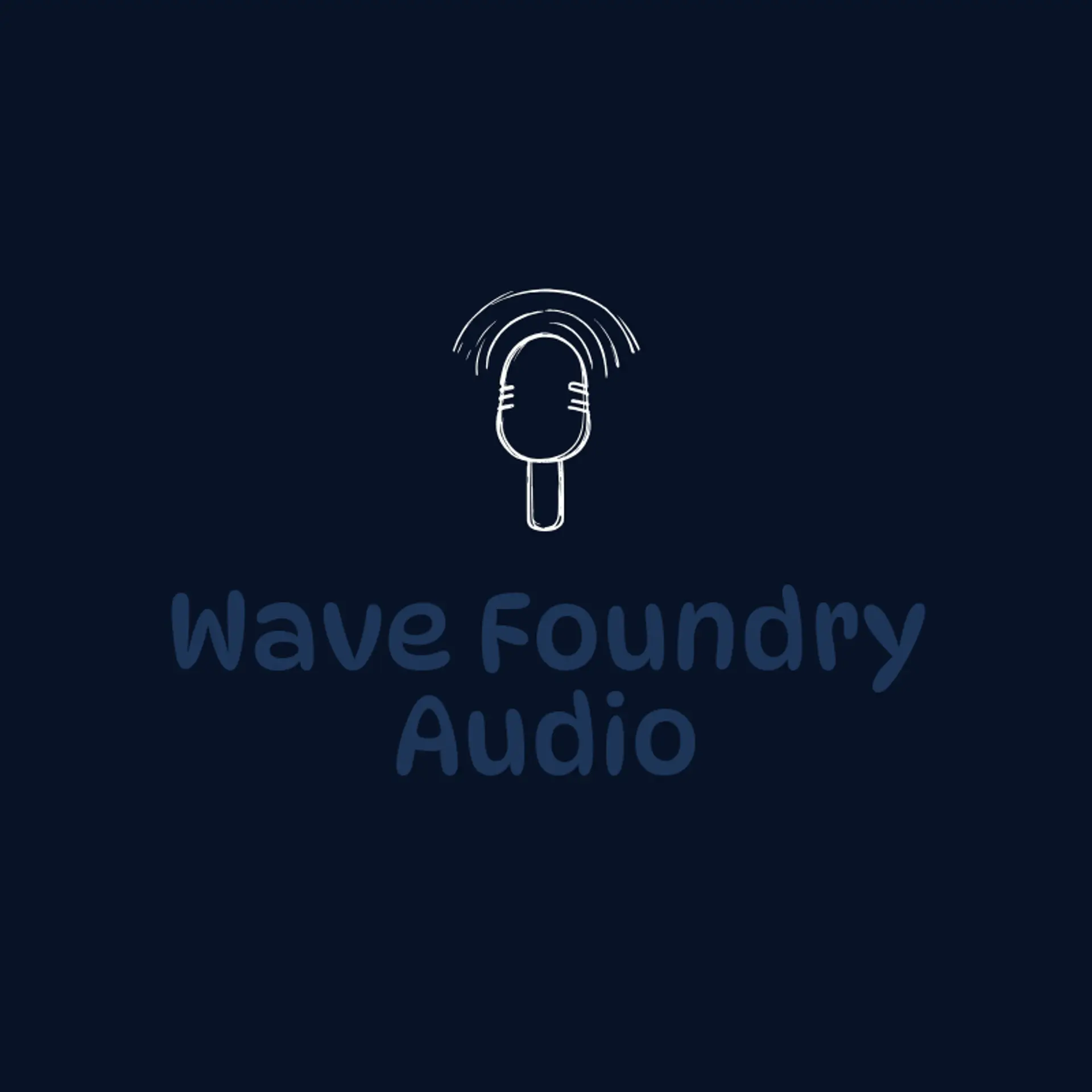 Wave Foundry Audio logo for microphone