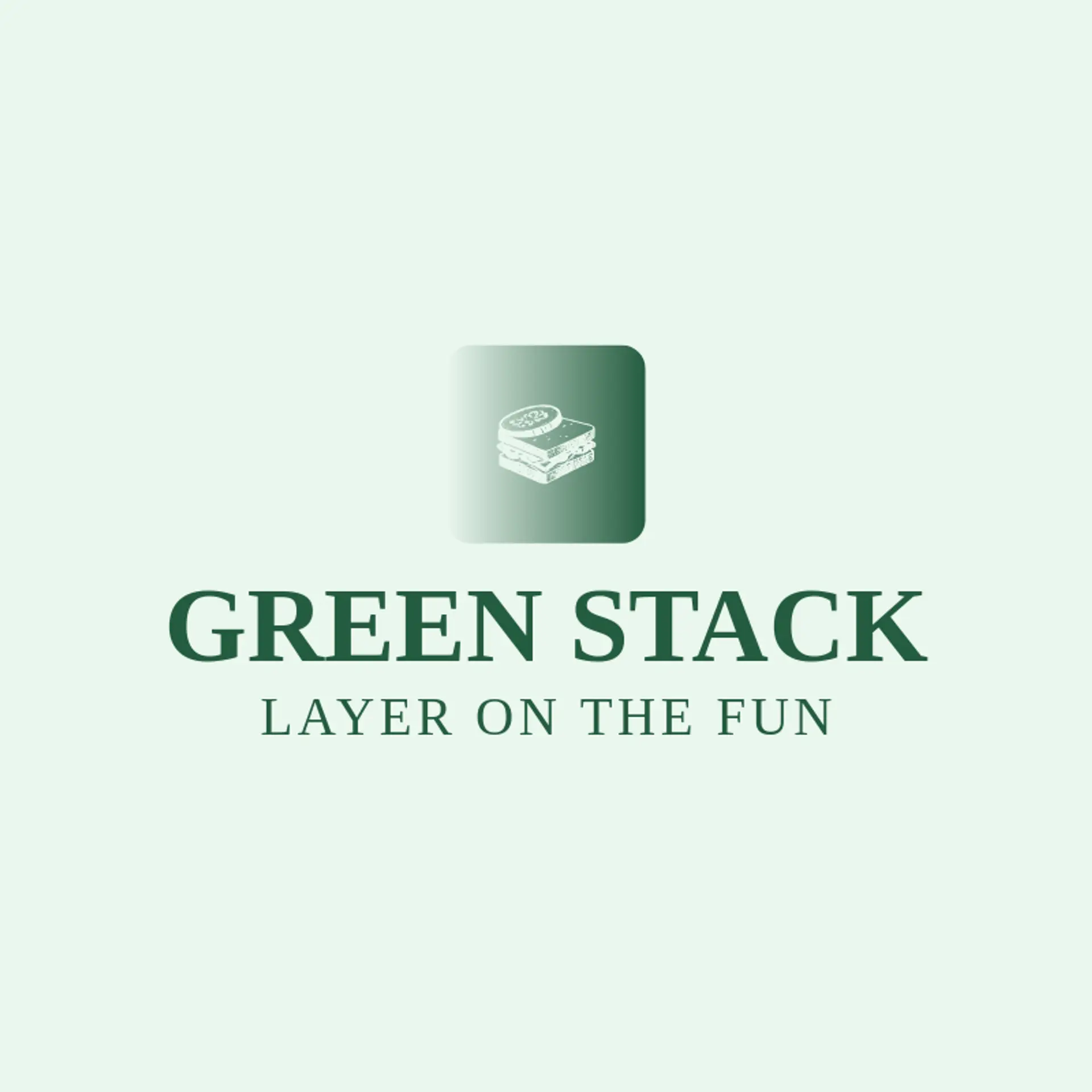 Green Stack logo for pickle
