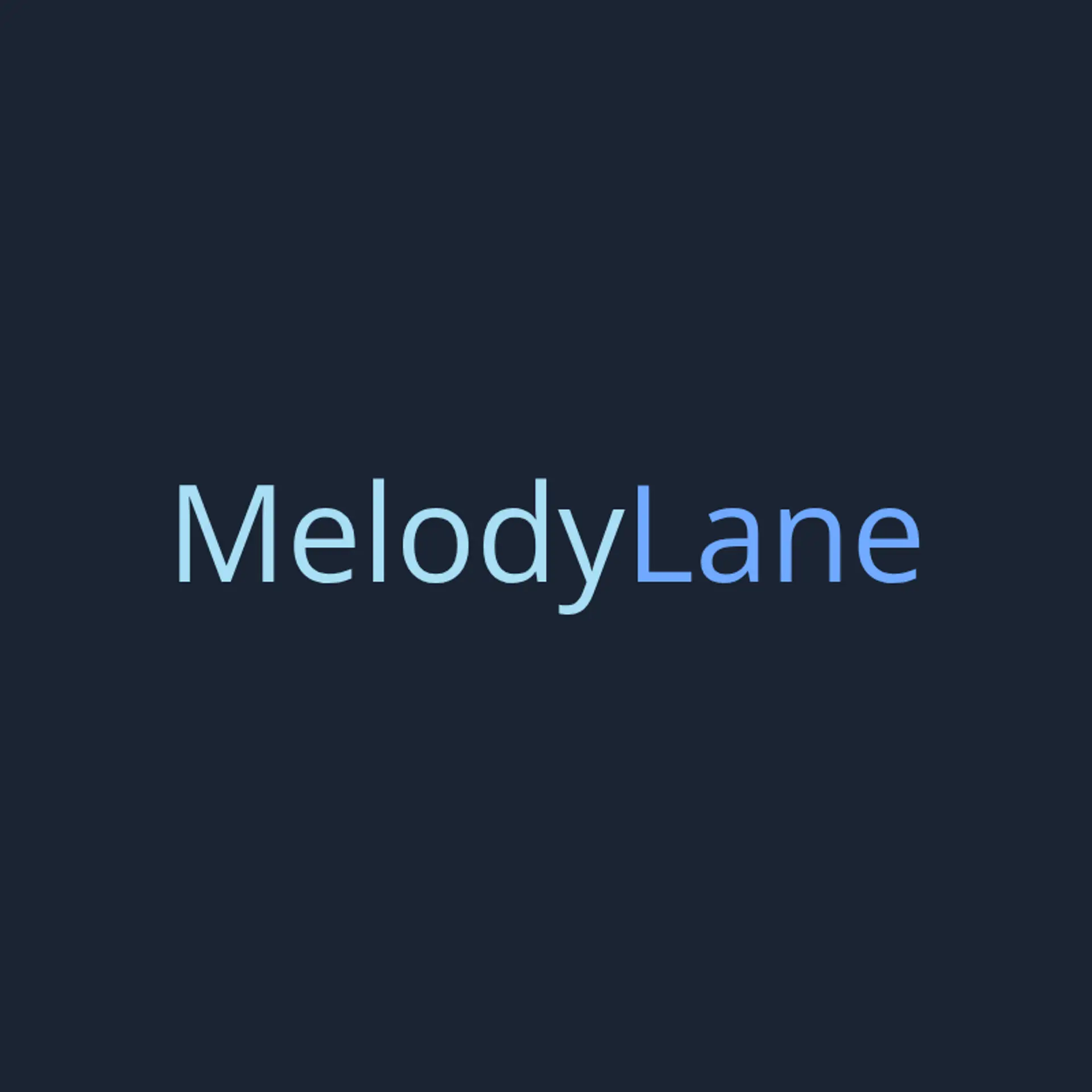 Melody Market logo for music store