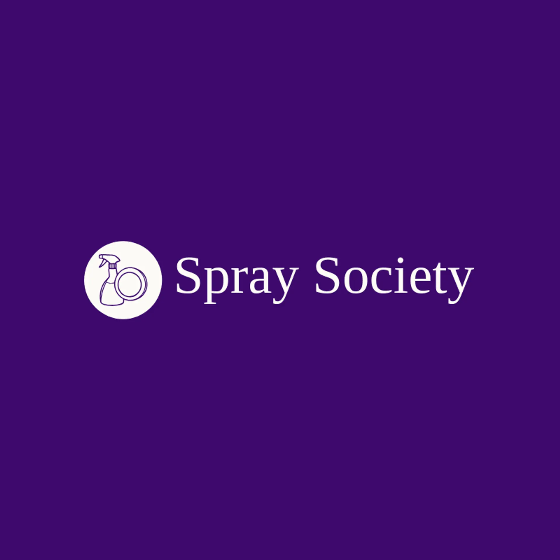Spray Society logo for auto detailing
