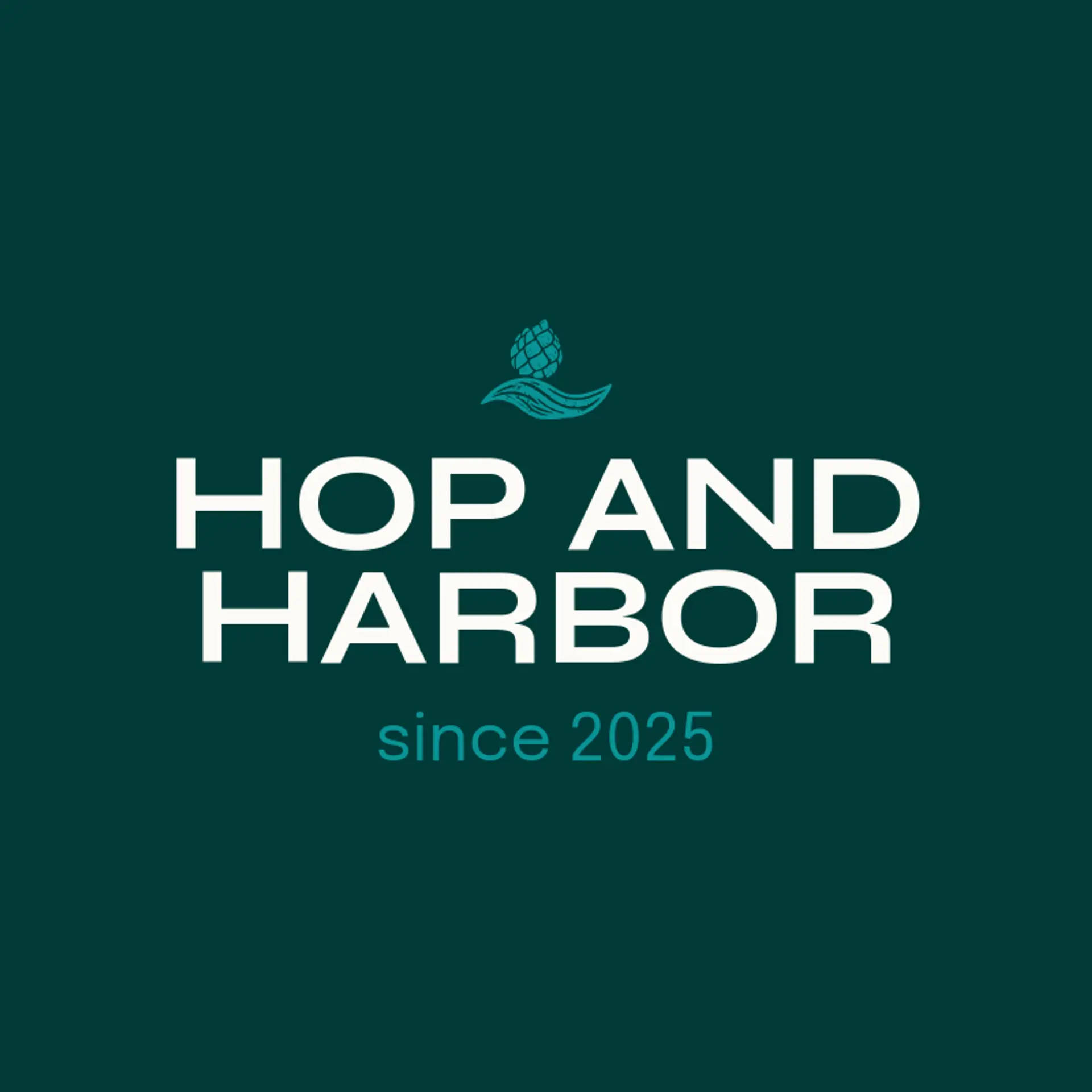 Hop And Harbor logo for alcohol