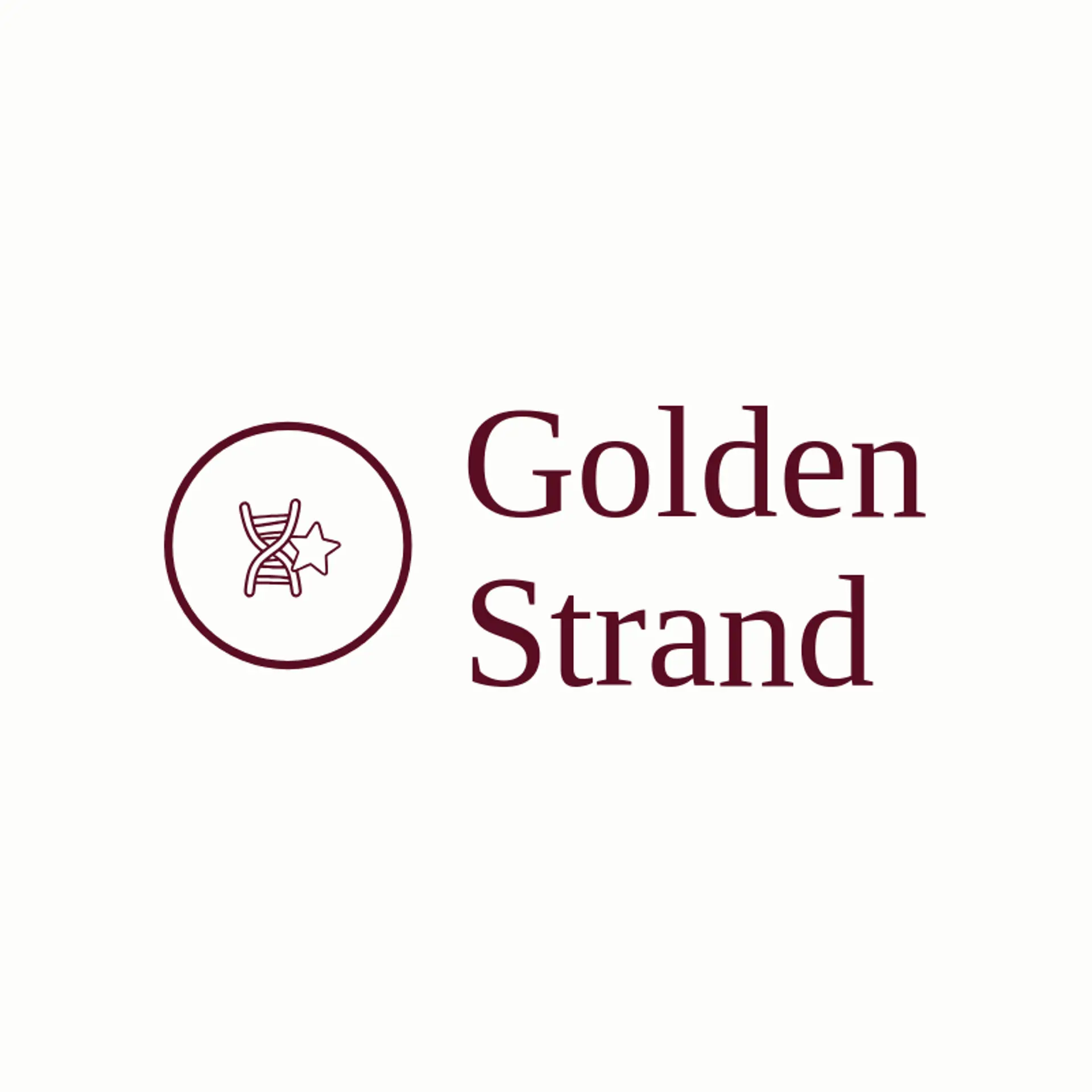 Golden Strand logo for biotechnology