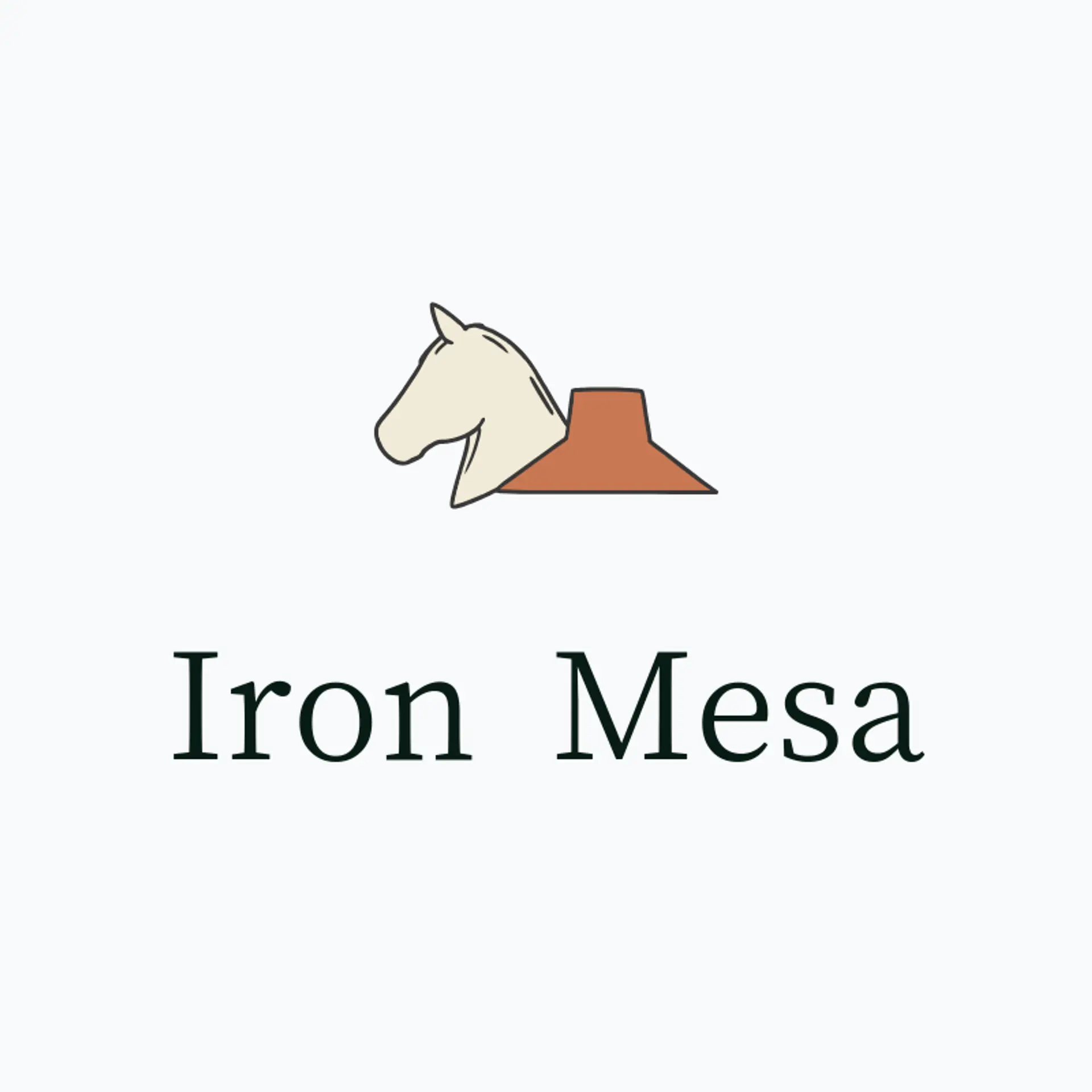 Iron Mesa logo for cowboy