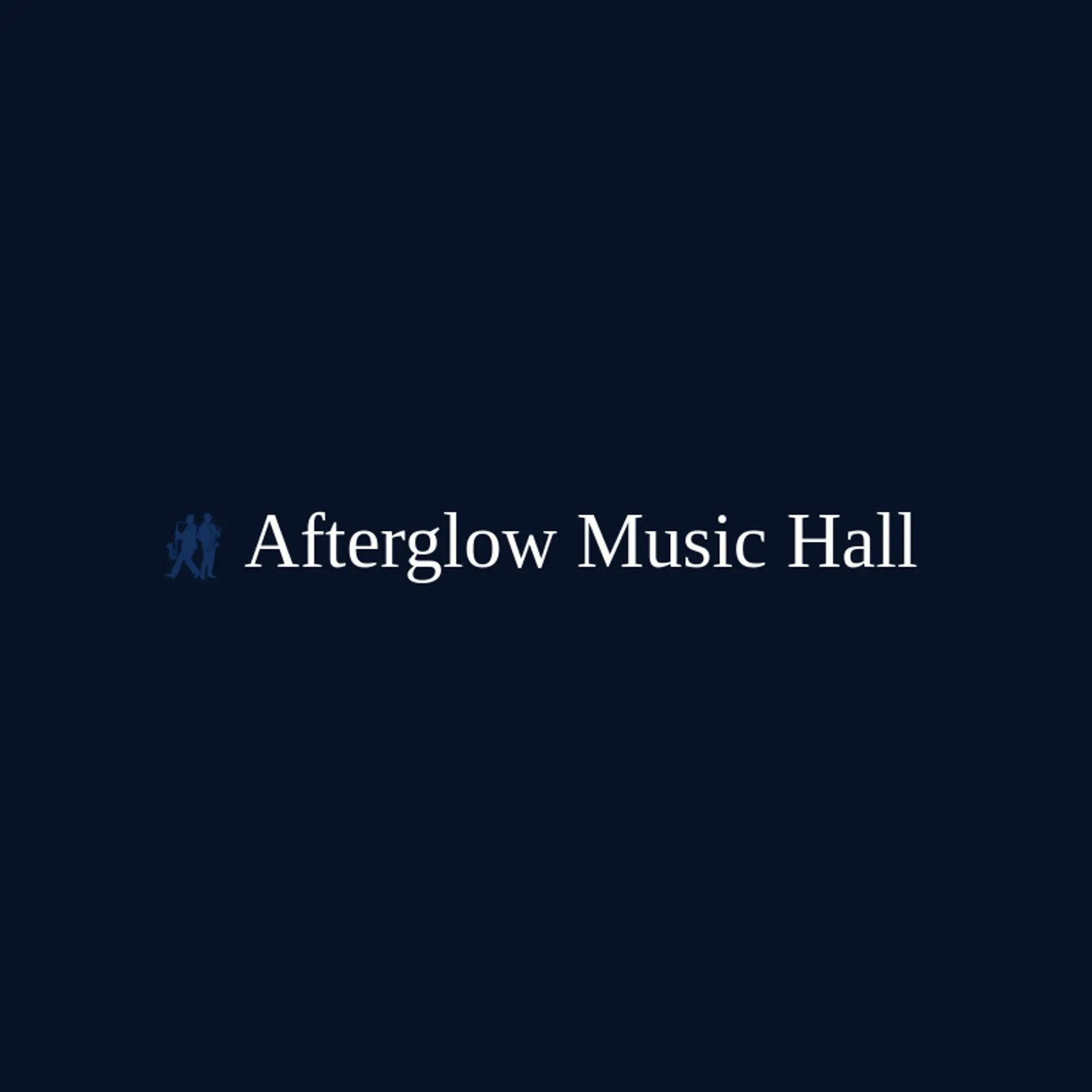 Afterglow Music Hall logo for jazz