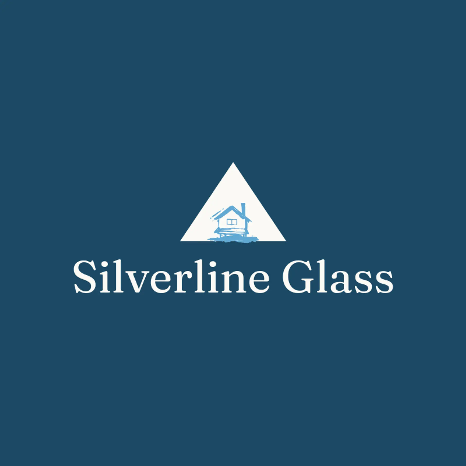 Silverline Glass logo for window
